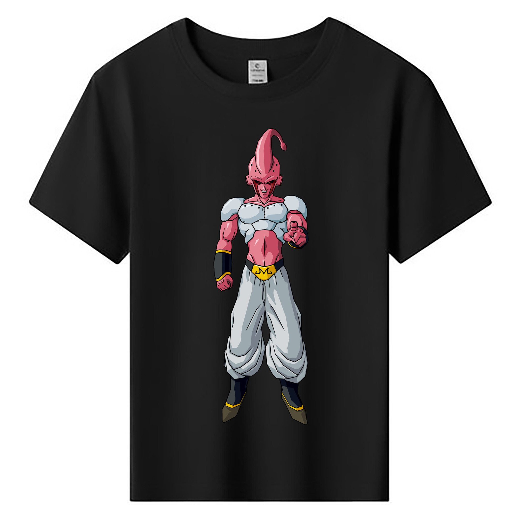 （画像用） ドラゴンボール 魔人ブウ DRAGON BALL Majin Buu 綿100％キッズTシャツ（フロントプリント）
