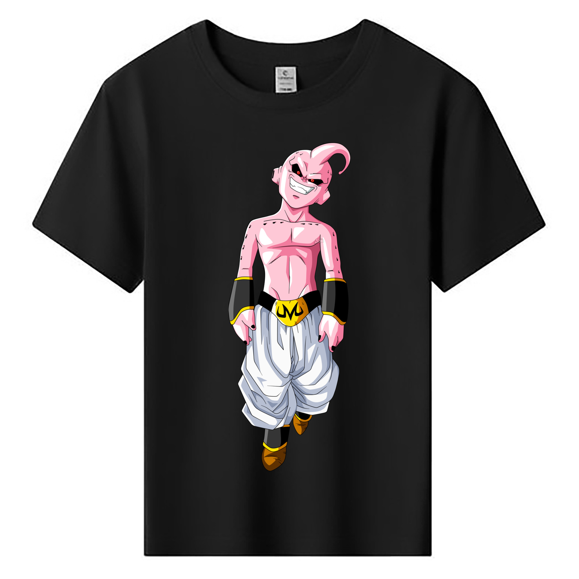 （画像用） ドラゴンボール 魔人ブウ DRAGON BALL Majin Buu 綿100％キッズTシャツ（フロントプリント）