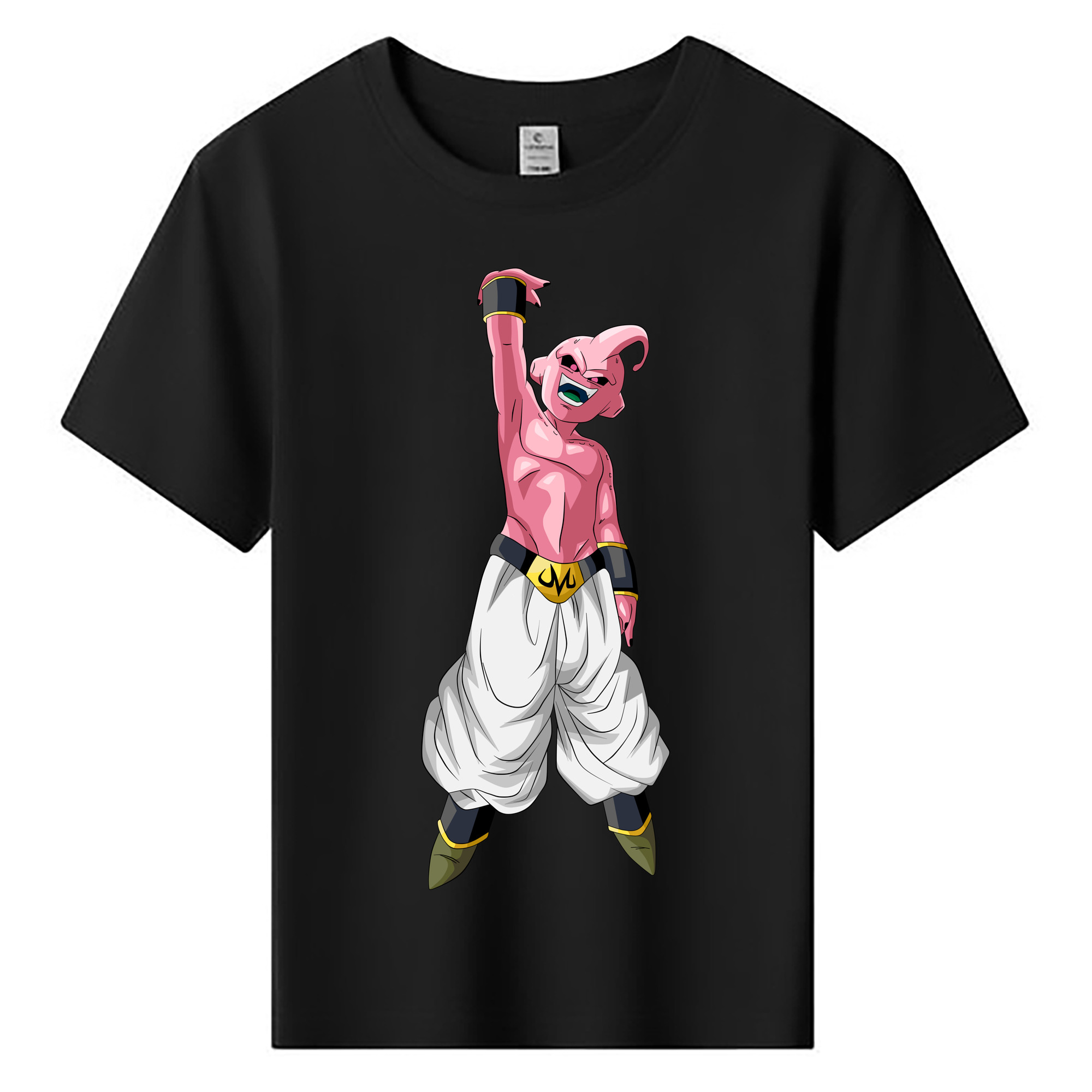 （画像用） ドラゴンボール 魔人ブウ DRAGON BALL Majin Buu 綿100％キッズTシャツ（フロントプリント）