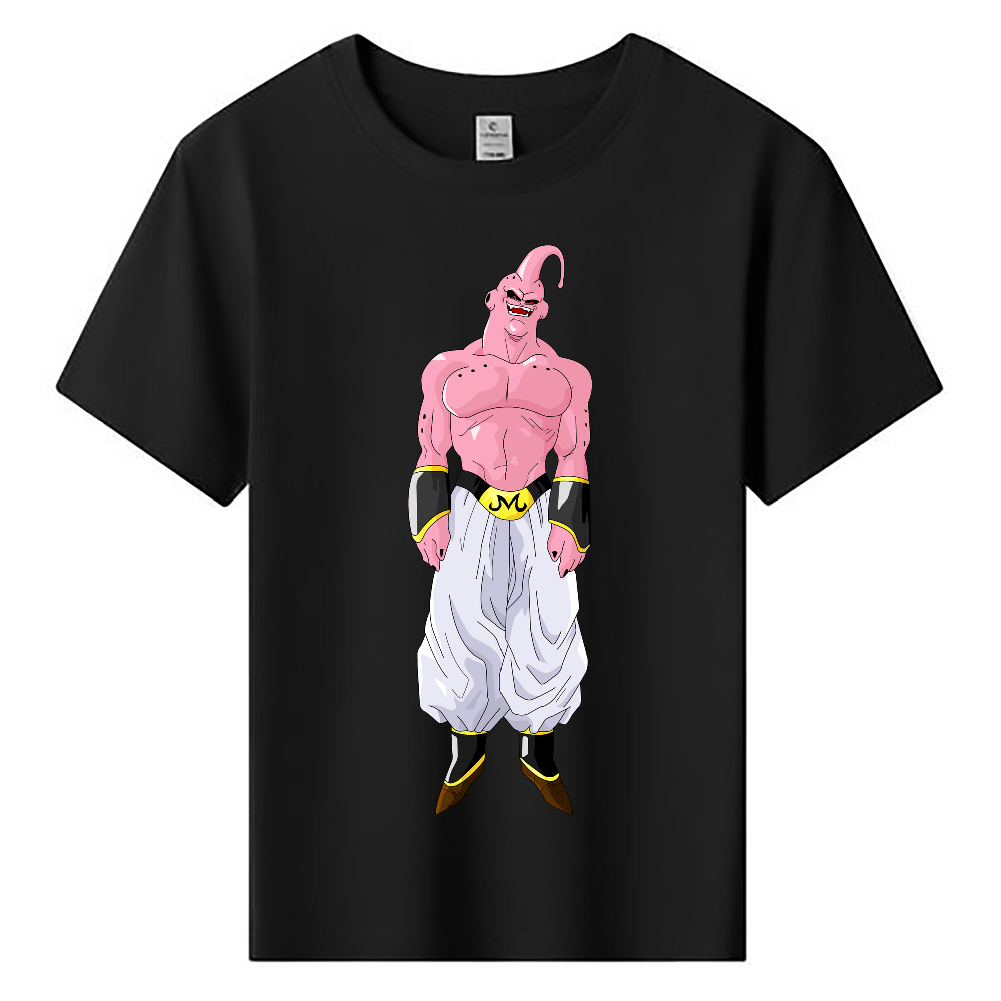 （画像用） ドラゴンボール 魔人ブウ DRAGON BALL Majin Buu 綿100％キッズTシャツ（フロントプリント）