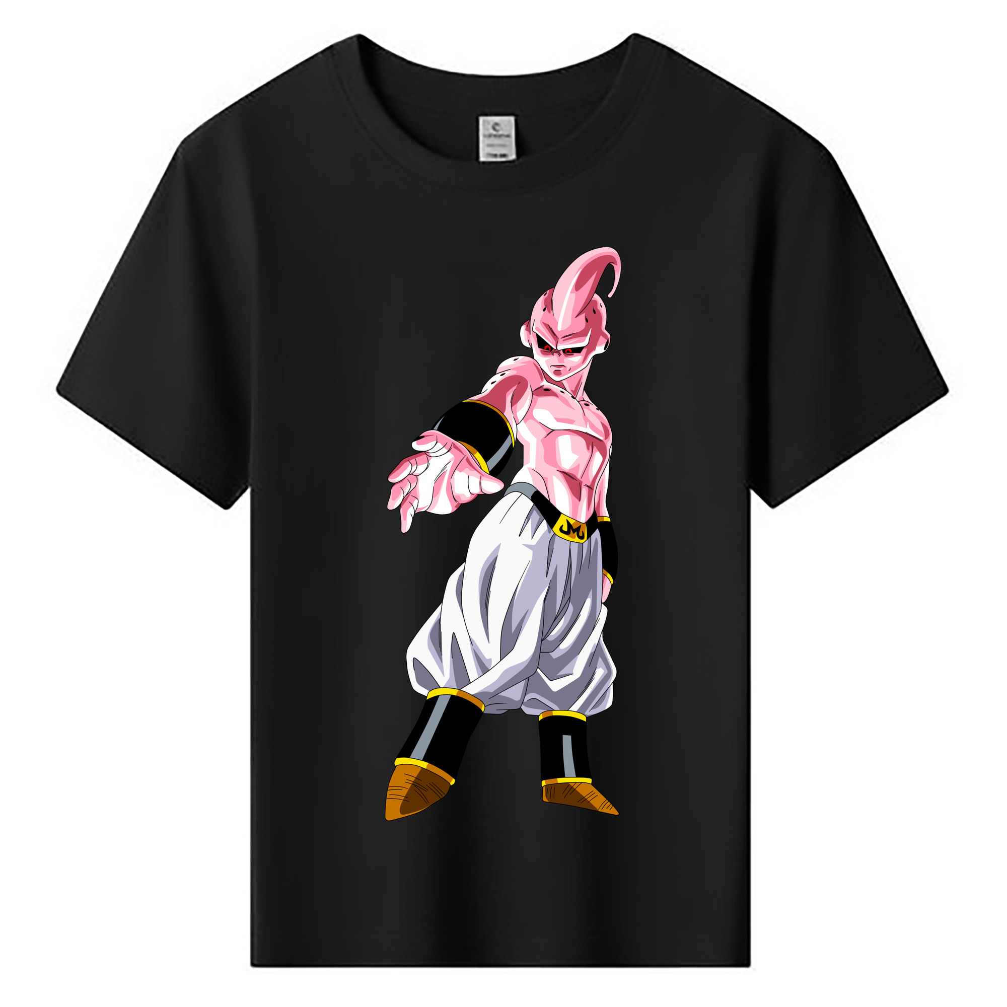 （画像用） ドラゴンボール 魔人ブウ DRAGON BALL Majin Buu 綿100％キッズTシャツ（フロントプリント）