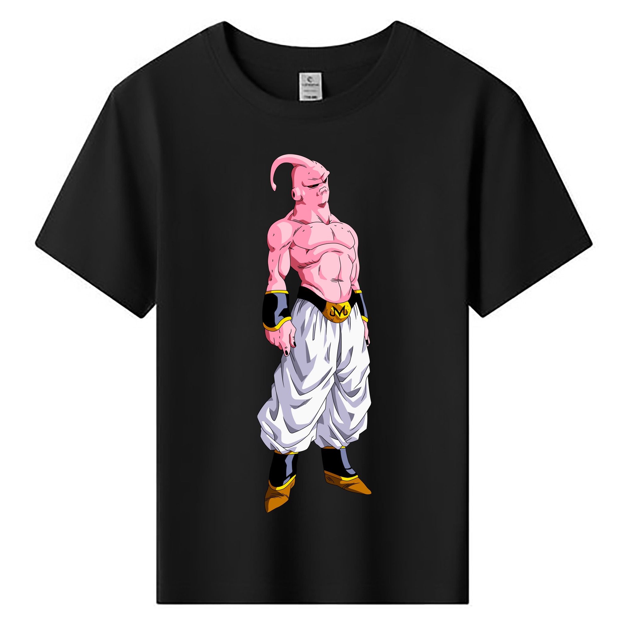 （画像用） ドラゴンボール 魔人ブウ DRAGON BALL Majin Buu 綿100％キッズTシャツ（フロントプリント）