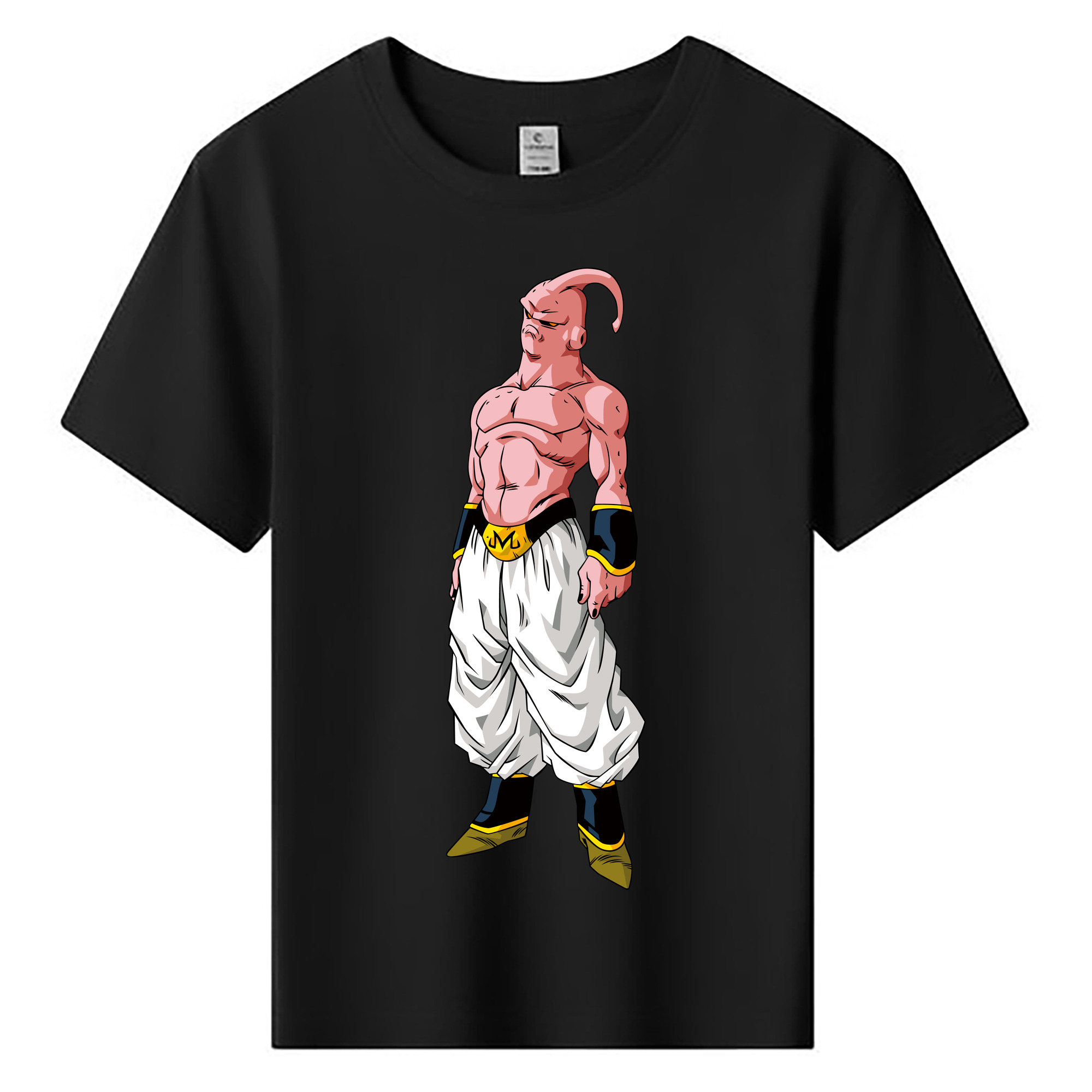 （画像用） ドラゴンボール 魔人ブウ DRAGON BALL Majin Buu 綿100％キッズTシャツ（フロントプリント）