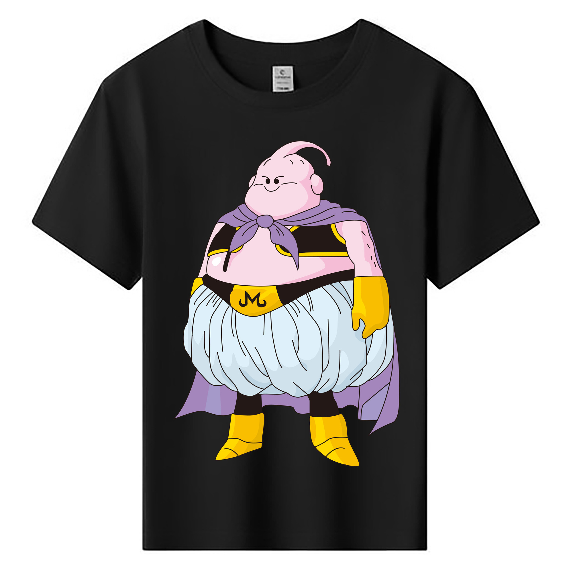 （画像用） ドラゴンボール 魔人ブウ DRAGON BALL Majin Buu 綿100％キッズTシャツ（フロントプリント）