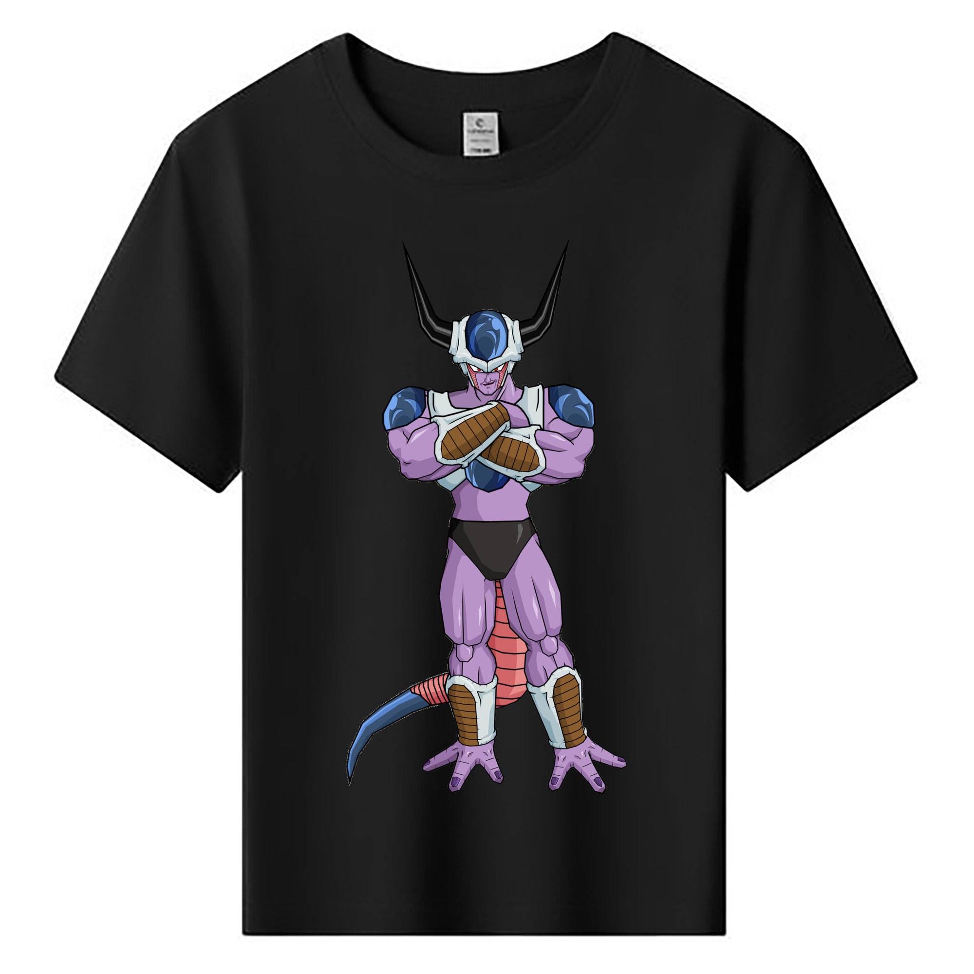 （画像用） ドラゴンボール フリーザ DRAGON BALL Frieza 綿100％キッズTシャツ（フロントプリント）