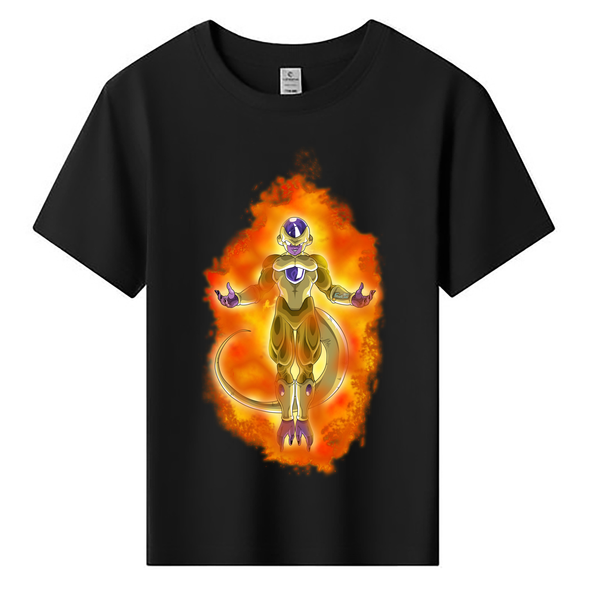 （画像用） ドラゴンボール フリーザ DRAGON BALL Frieza 綿100％キッズTシャツ（フロントプリント）