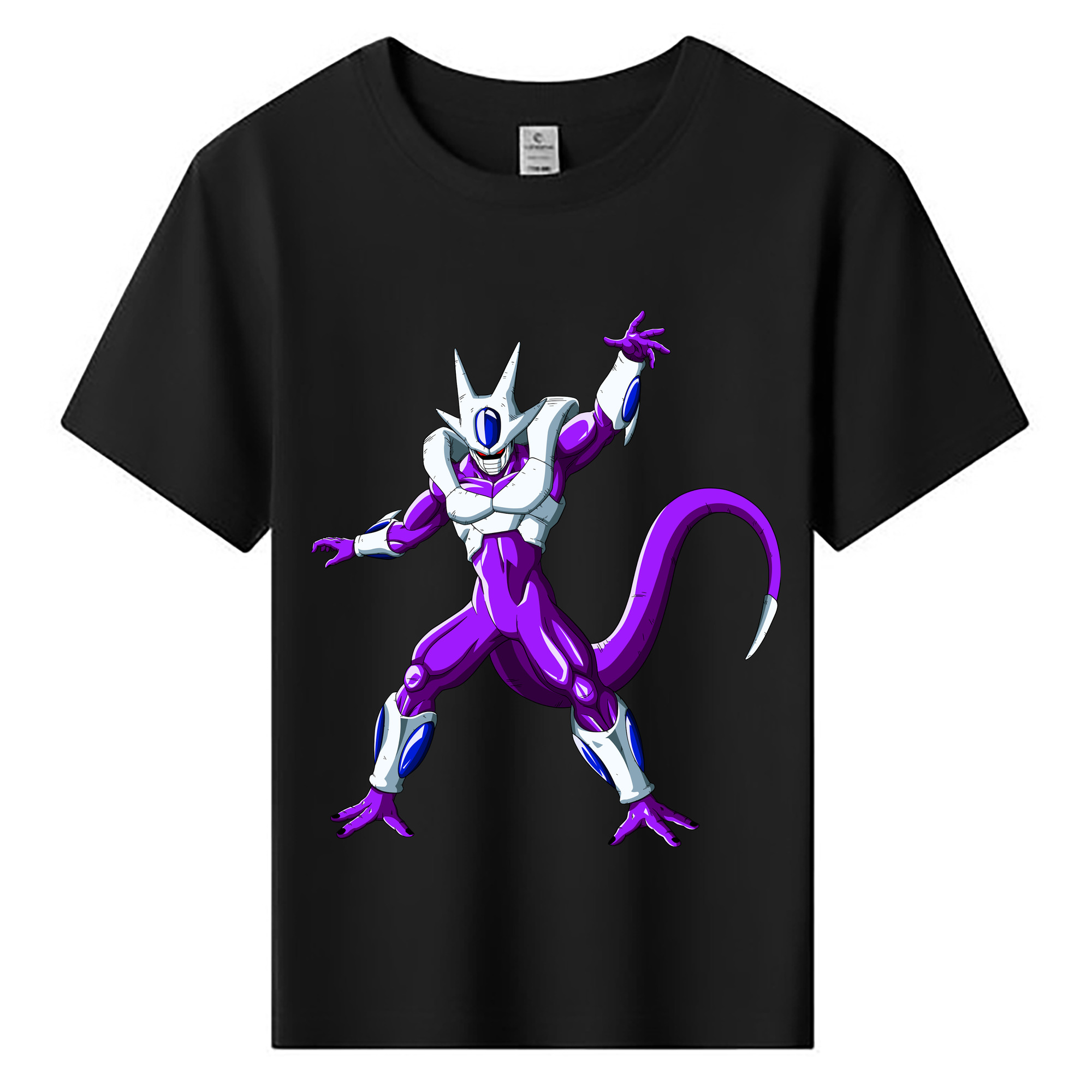 （画像用） ドラゴンボール クウラ DRAGON BALL Cooler Coora 綿100％キッズTシャツ（フロントプリント）