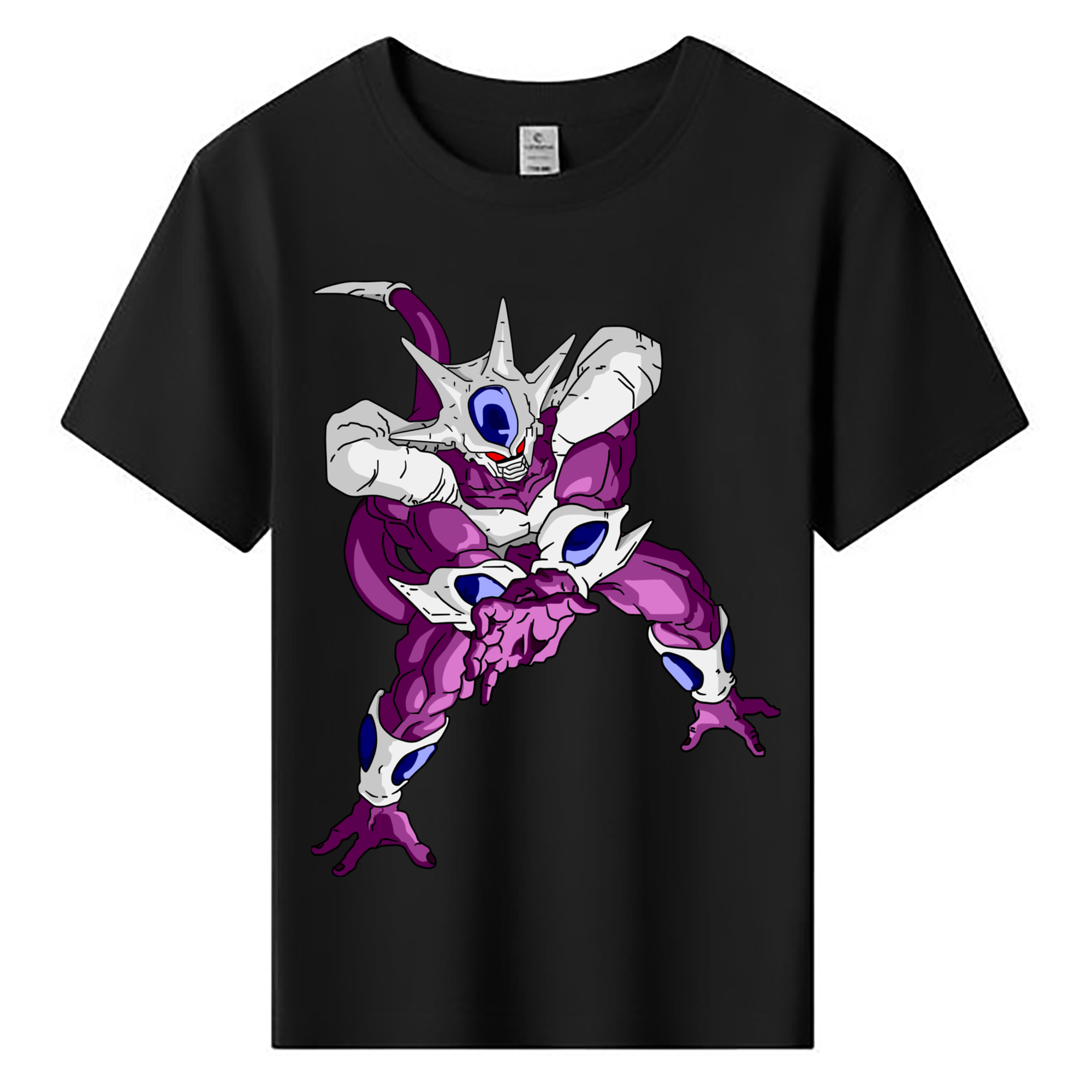 （画像用） ドラゴンボール クウラ DRAGON BALL Cooler Coora 綿100％キッズTシャツ（フロントプリント）