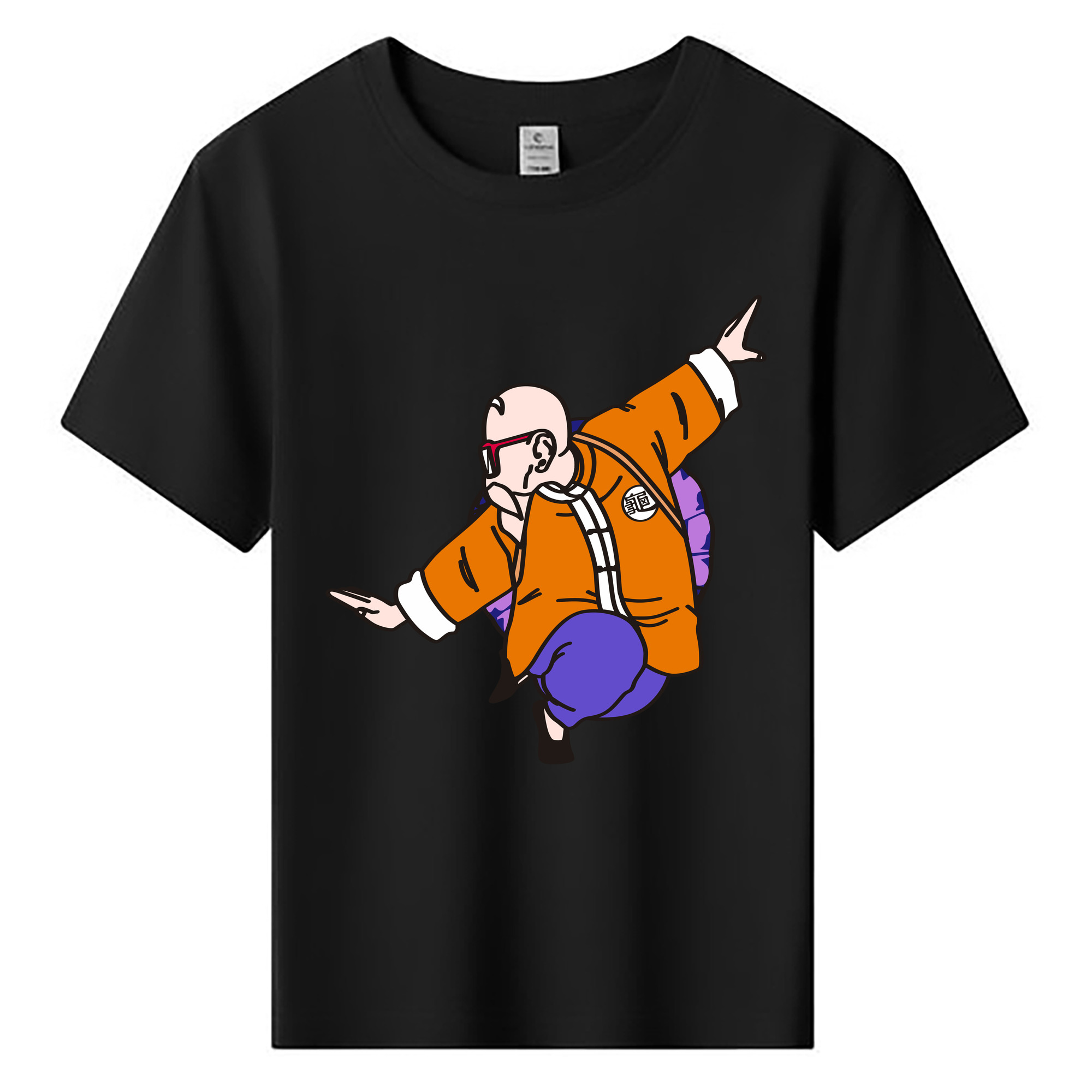 （画像用） ドラゴンボール 亀仙人（かめせんにん） DRAGON BALL Master Roshi Kame Sennin 綿100％キッズTシャツ（フロントプリント）