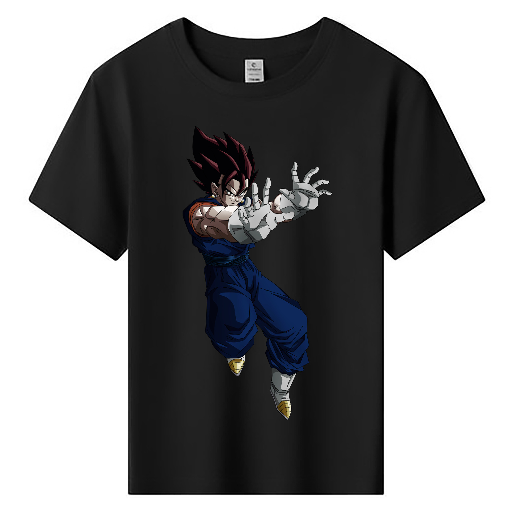 （画像用） ドラゴンボール ベジット DRAGON BALL Vegetto 綿100％キッズTシャツ（フロントプリント）