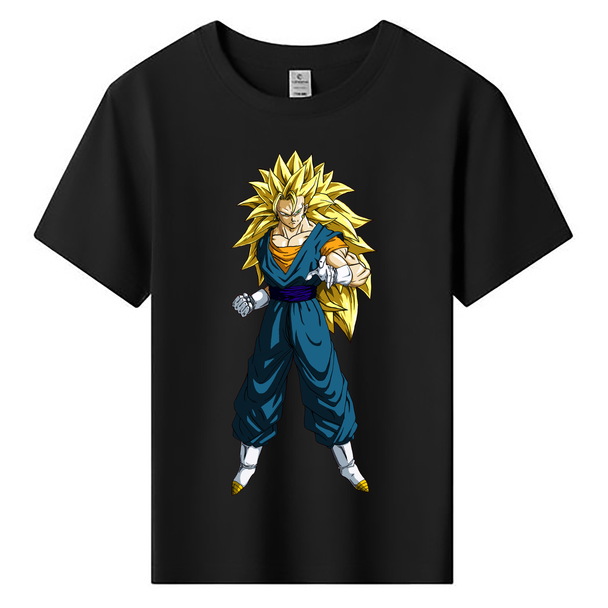 （画像用） ドラゴンボール ベジット DRAGON BALL Vegetto 綿100％キッズTシャツ（フロントプリント）