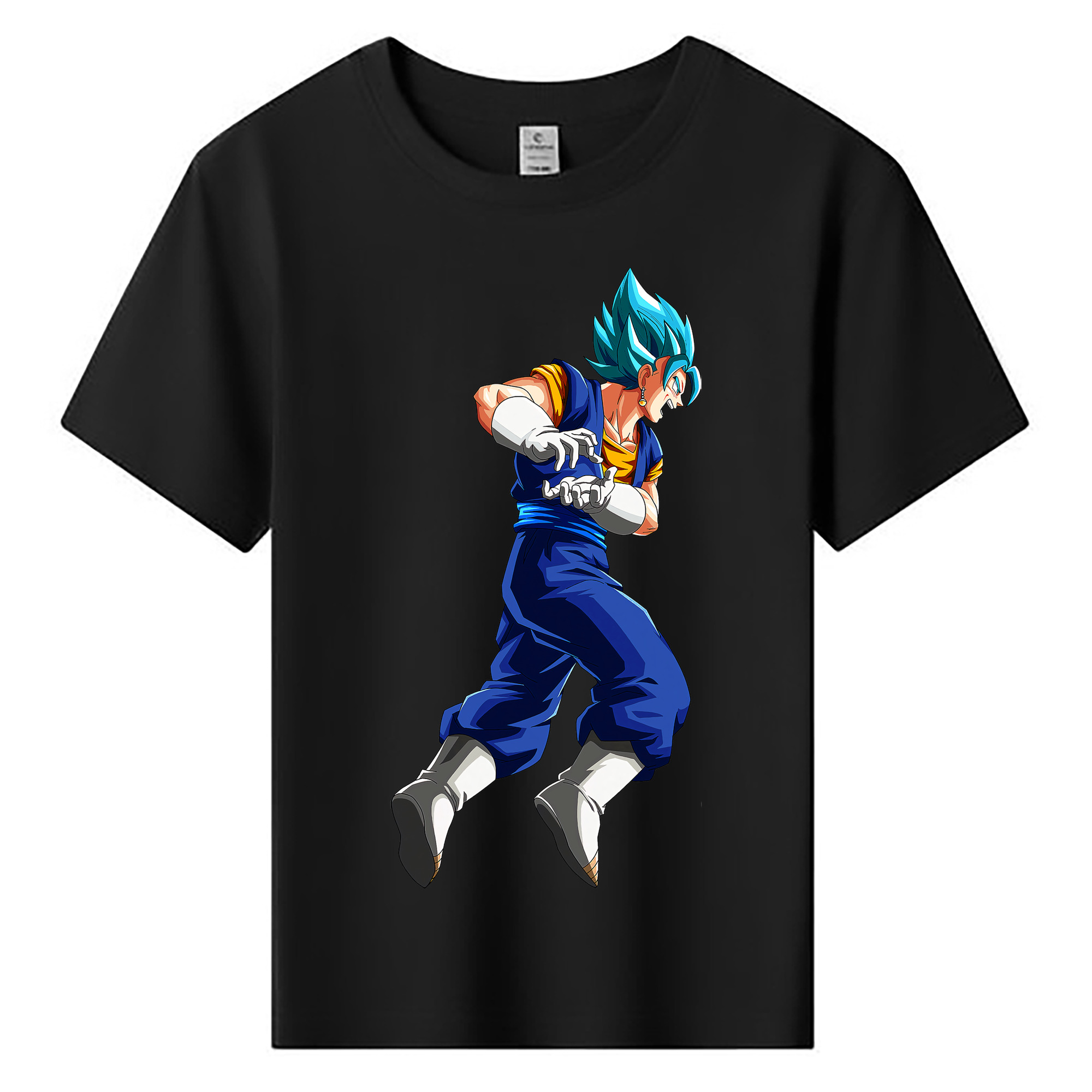 （画像用） ドラゴンボール ベジット DRAGON BALL Vegetto 綿100％キッズTシャツ（フロントプリント）