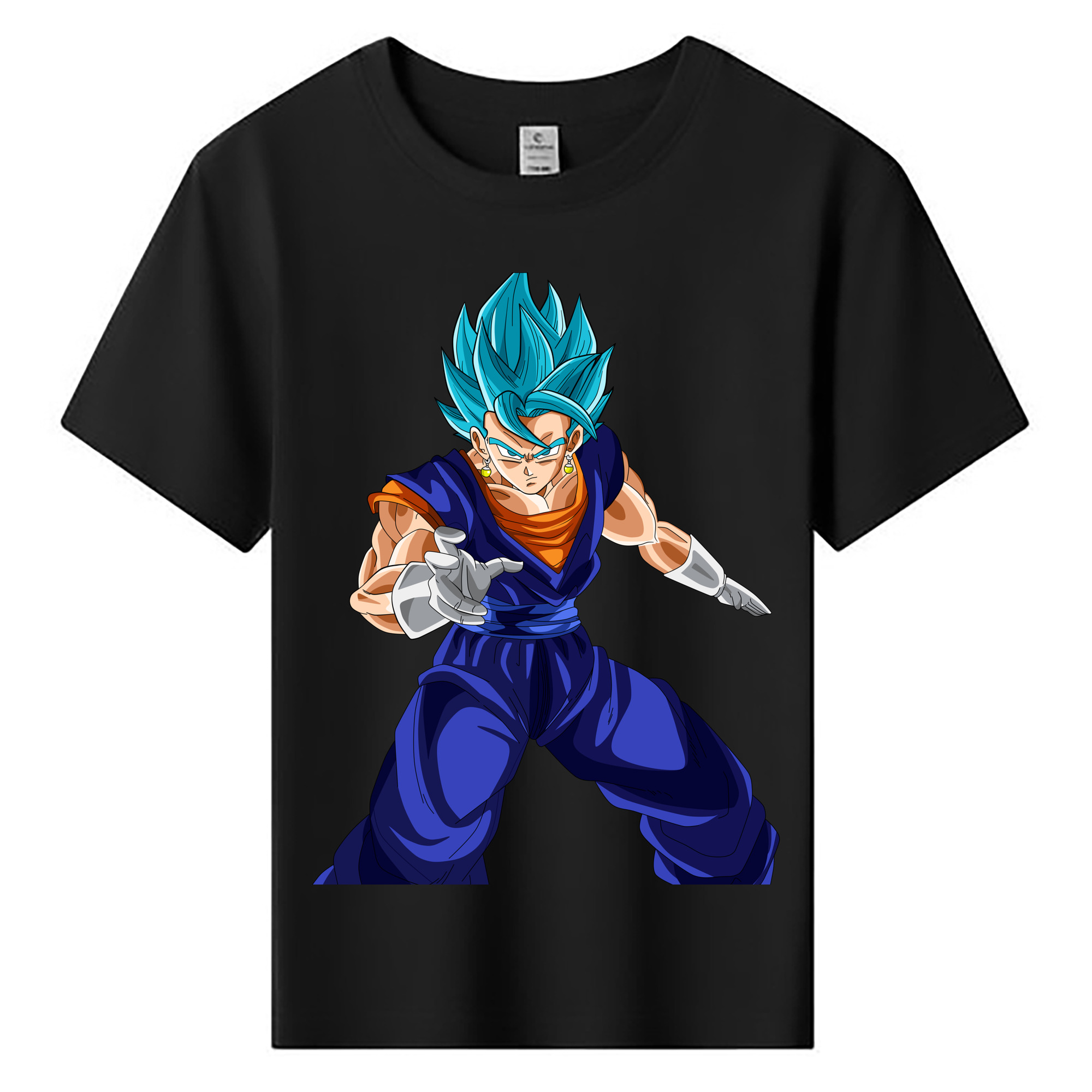 （画像用） ドラゴンボール ベジット DRAGON BALL Vegetto 綿100％キッズTシャツ（フロントプリント）