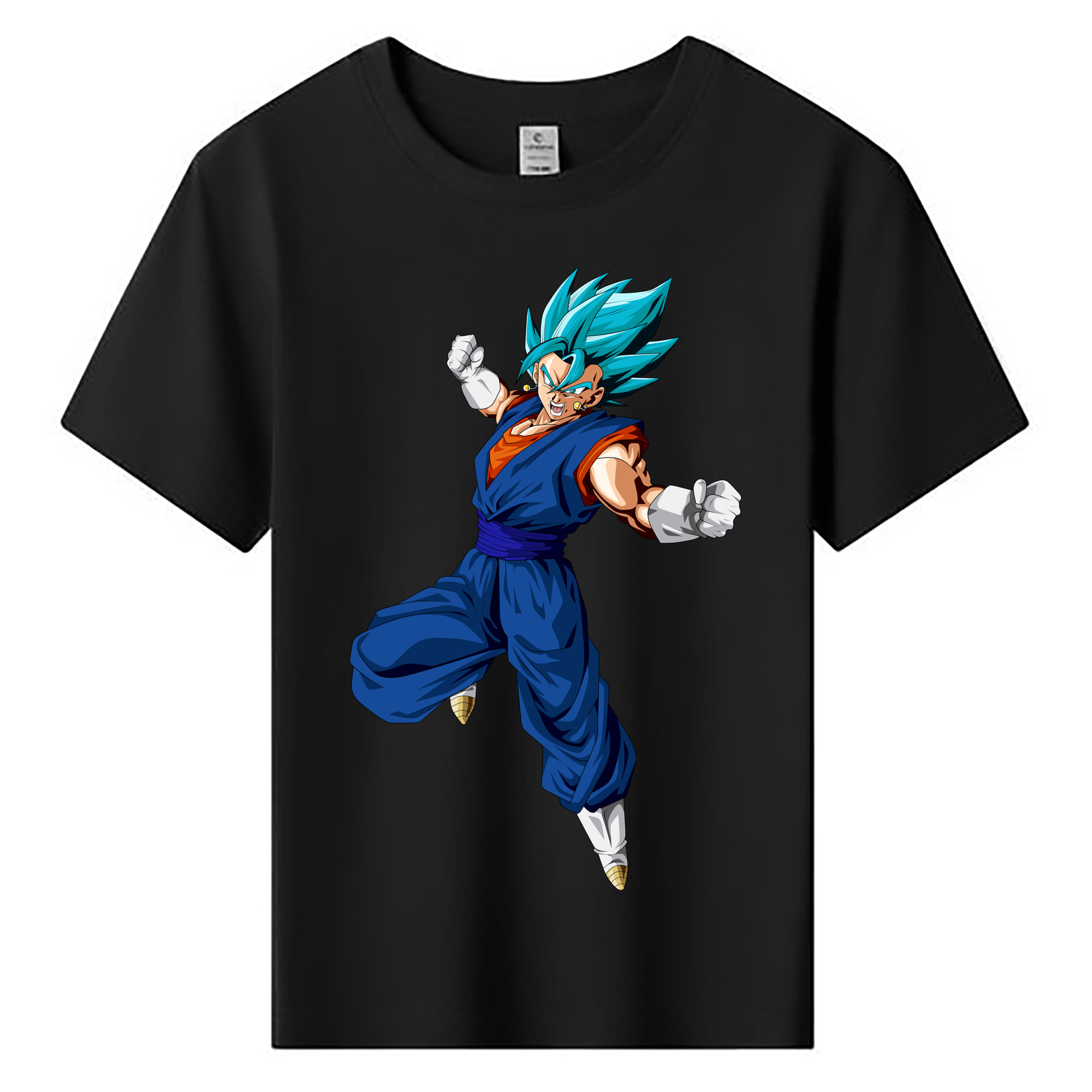 （画像用） ドラゴンボール ベジット DRAGON BALL Vegetto 綿100％キッズTシャツ（フロントプリント）