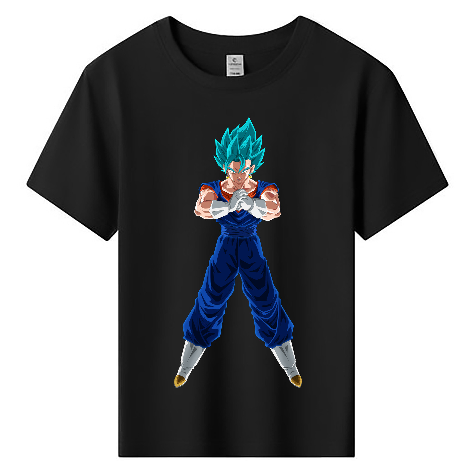 （画像用） ドラゴンボール ベジット DRAGON BALL Vegetto 綿100％キッズTシャツ（フロントプリント）