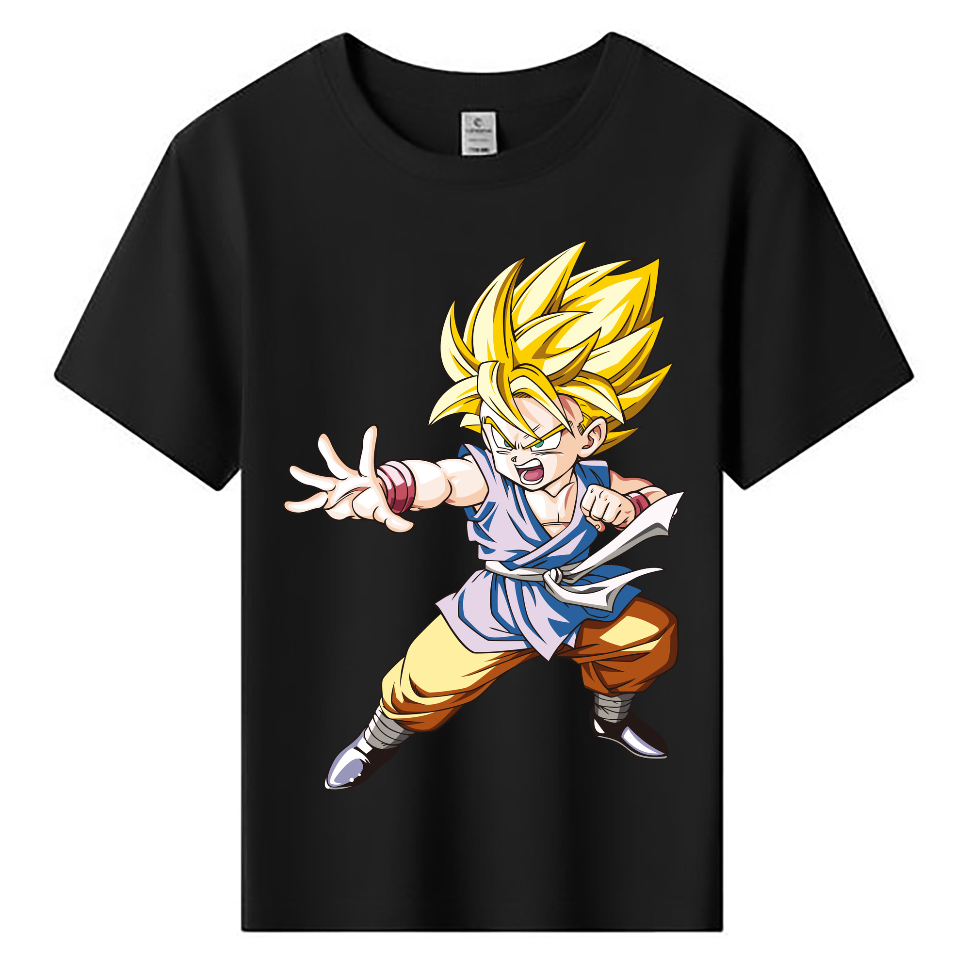 （画像用） ドラゴンボール ベジット DRAGON BALL Vegetto 綿100％キッズTシャツ（フロントプリント）