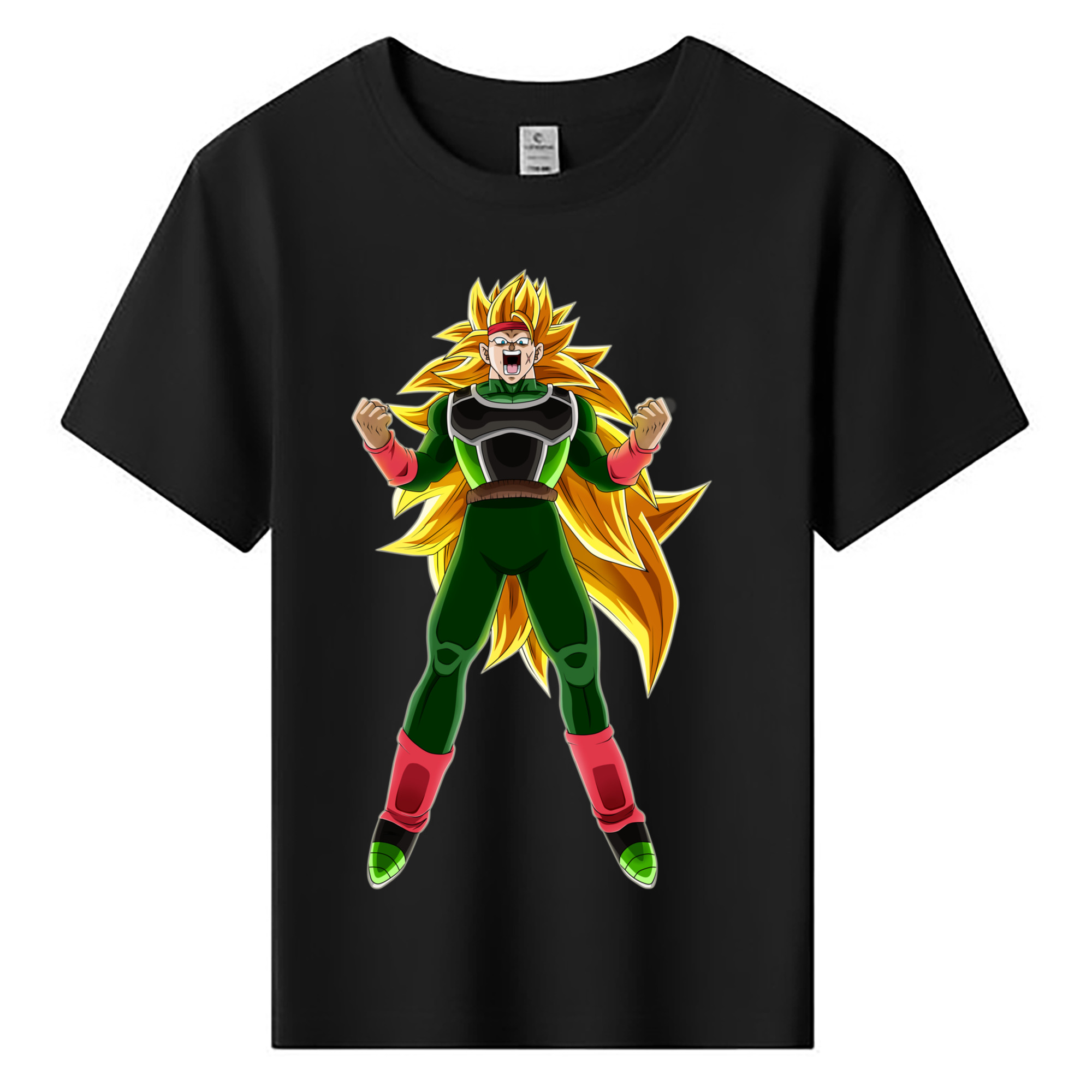 （画像用） ドラゴンボール ブロリー DRAGON BALL Broli 綿100％キッズTシャツ（フロントプリント）