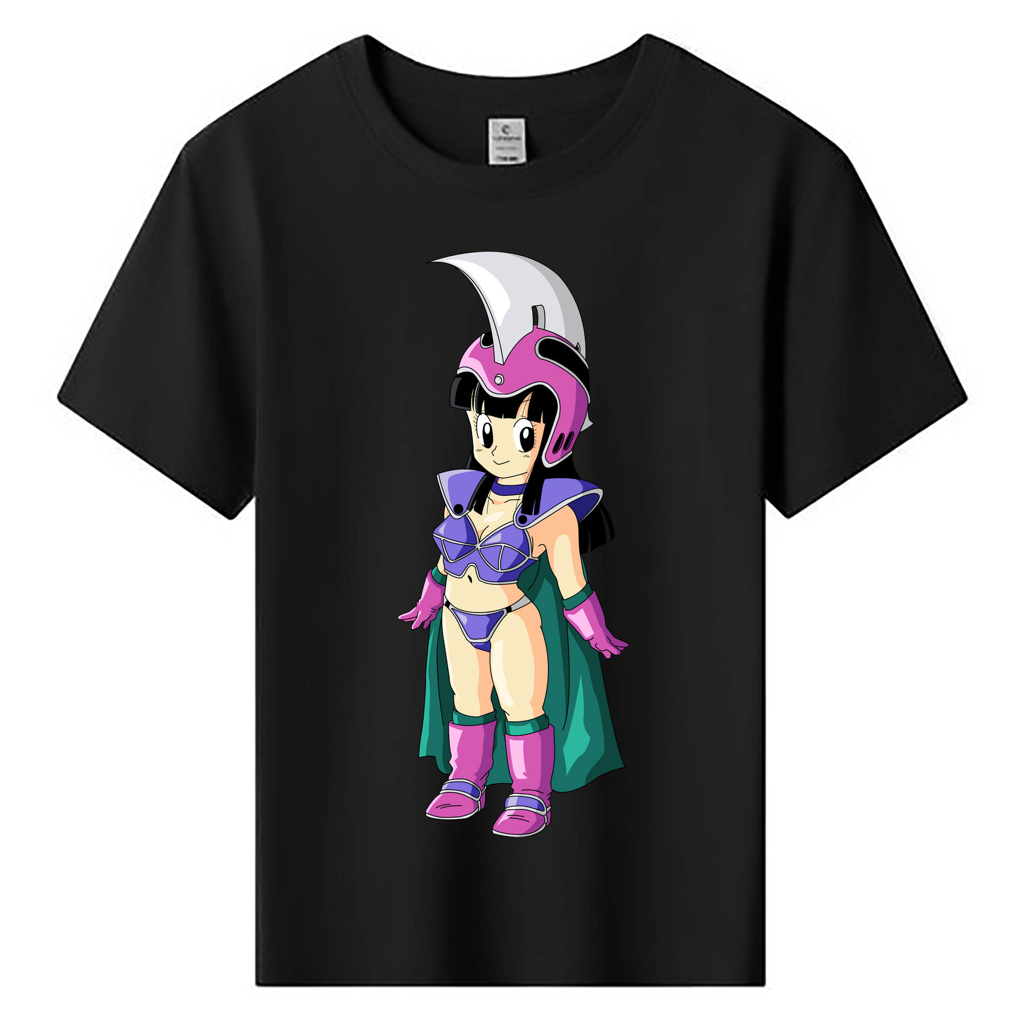（画像用） ドラゴンボール チチ DRAGON BALL Chichi 綿100％キッズTシャツ（フロントプリント）