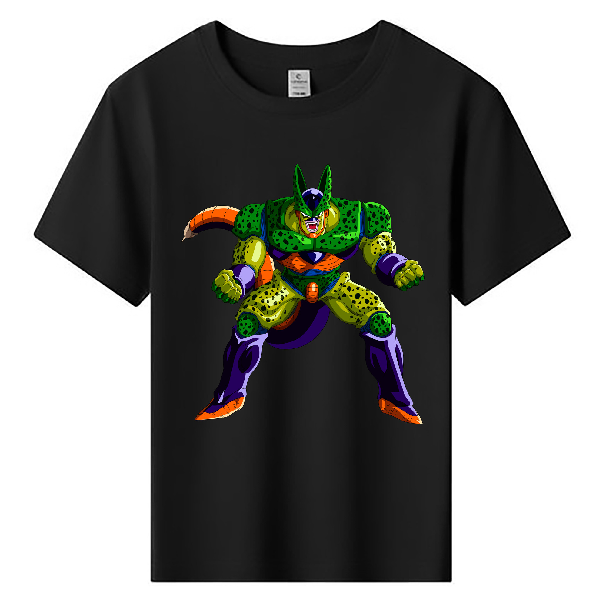 （画像用） ドラゴンボール セル DRAGON BALL Cell 綿100％キッズTシャツ（フロントプリント）