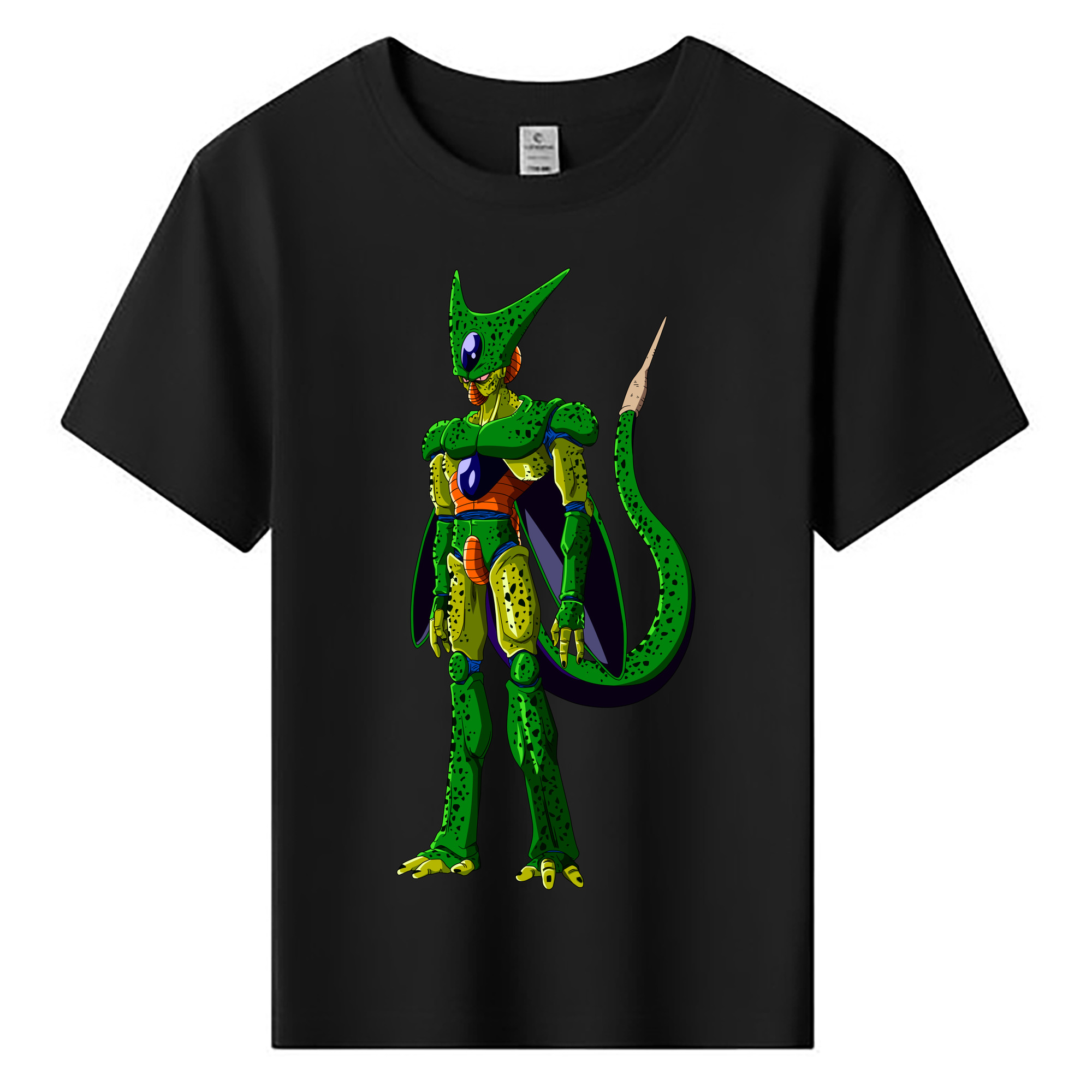 （画像用） ドラゴンボール セル DRAGON BALL Cell 綿100％キッズTシャツ（フロントプリント）