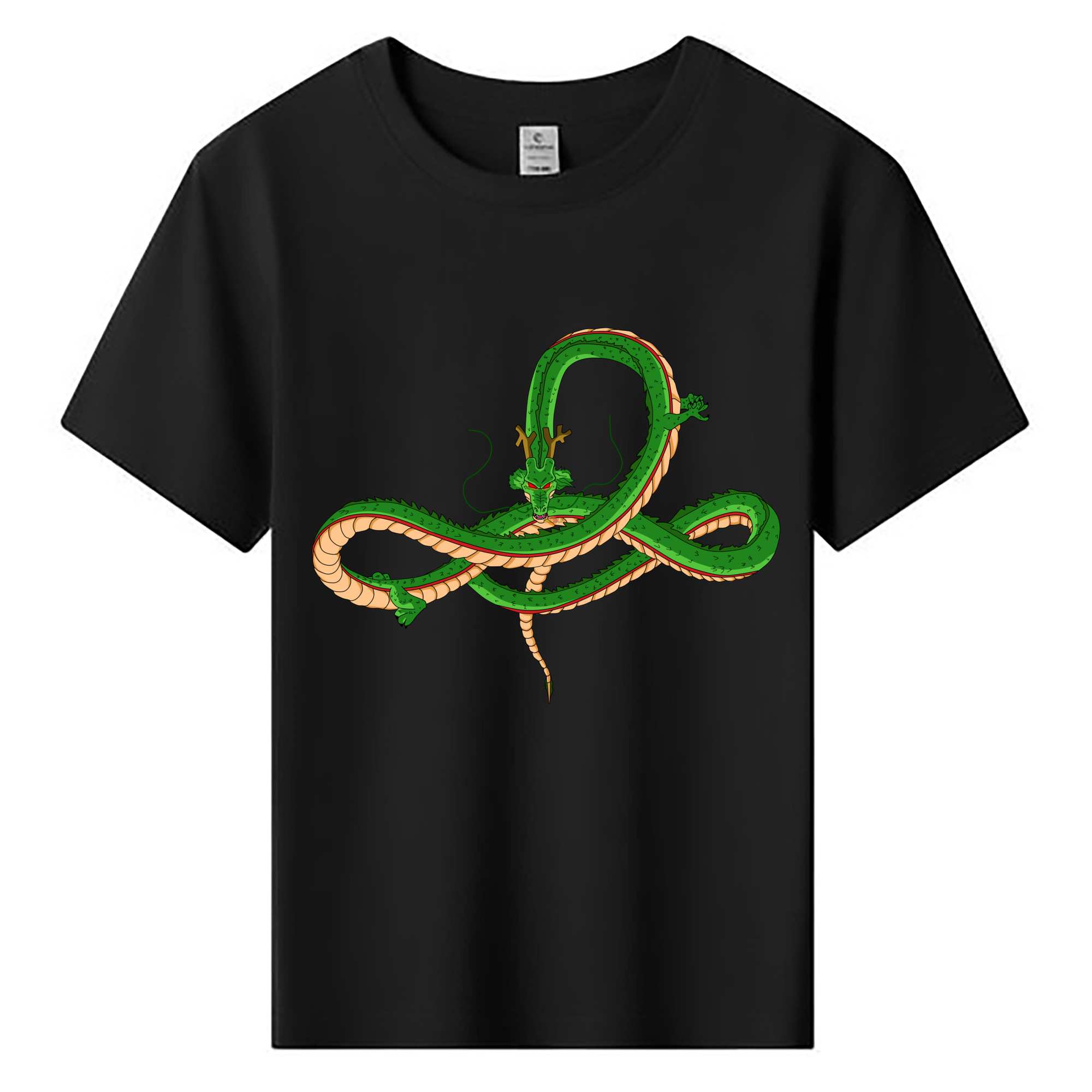 （画像用） ドラゴンボール 神龍 シェンロン DRAGON BALL Shenron 綿100％キッズTシャツ（フロントプリント）