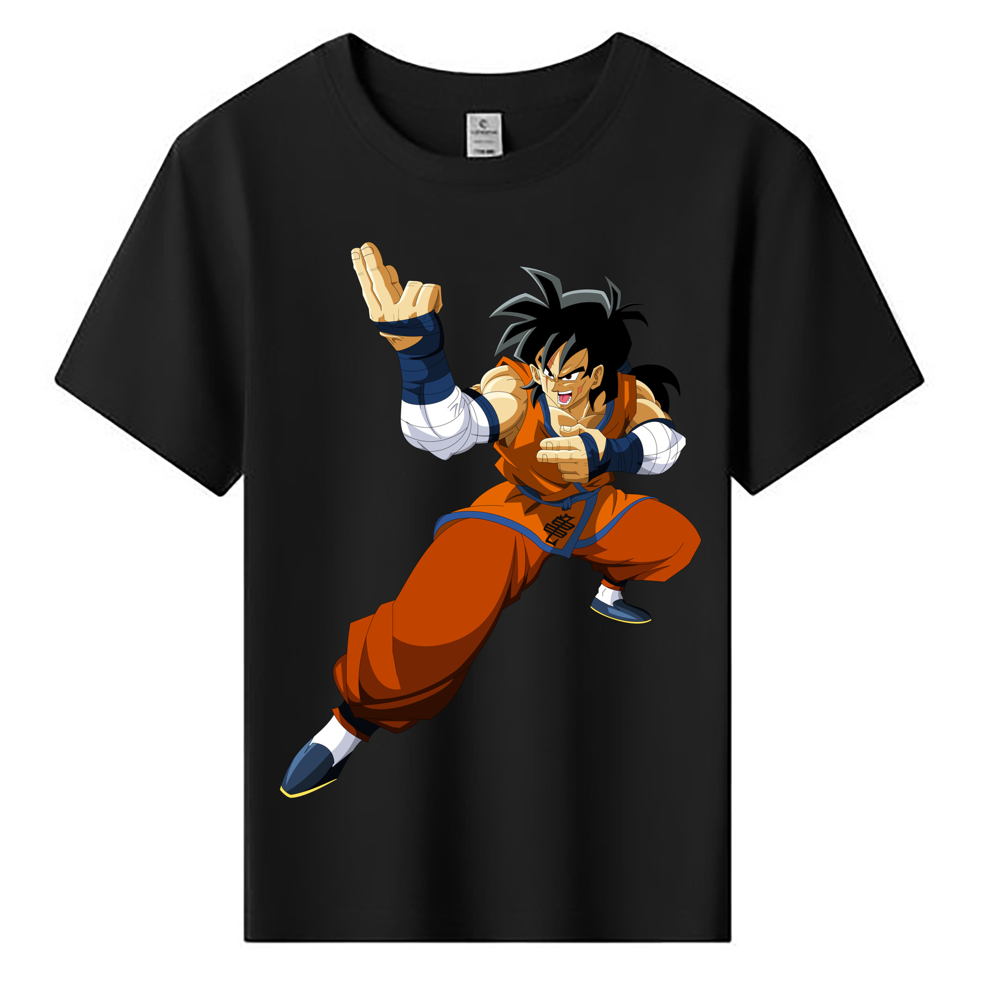 （画像用） ドラゴンボール ヤムチャ DRAGON BALL Yamcha 綿100％キッズTシャツ（フロントプリント）
