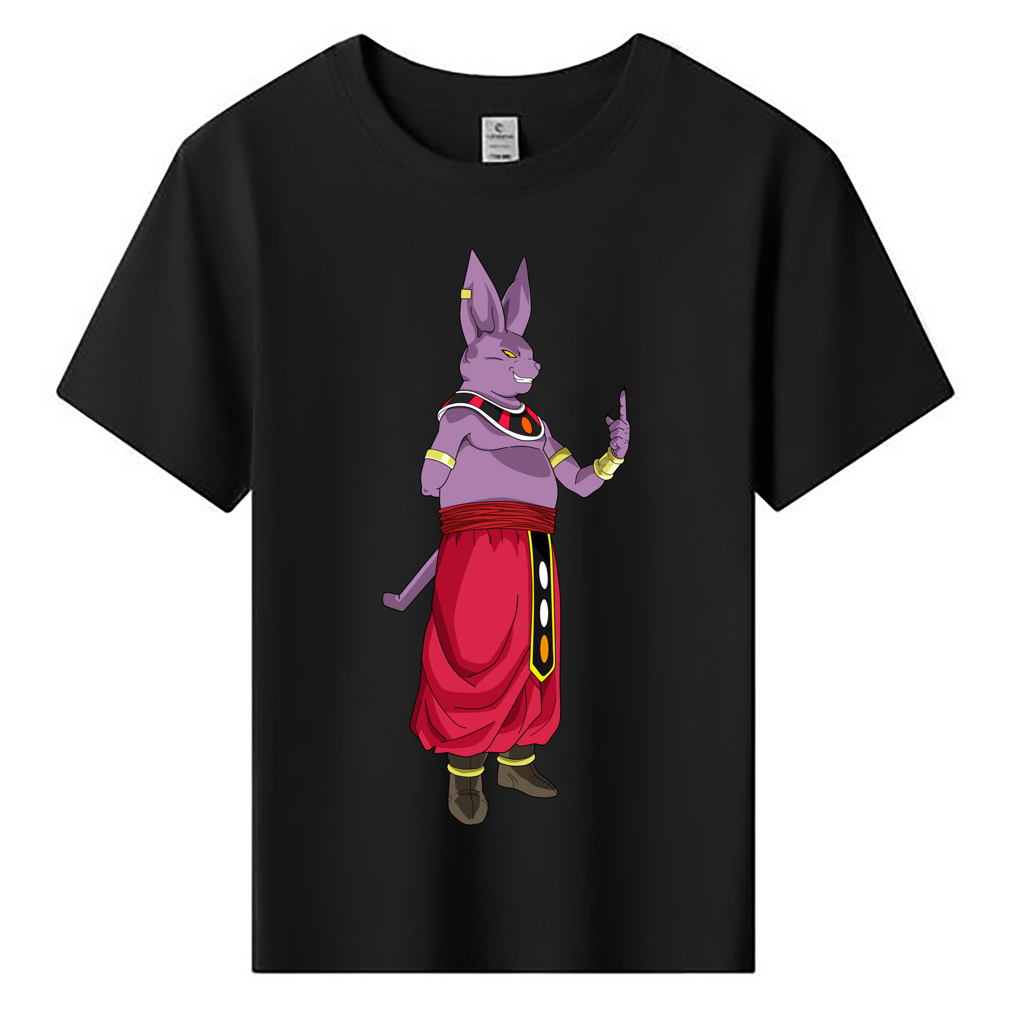 （画像用） ドラゴンボール シャンパ DRAGON BALL Champa 綿100％キッズTシャツ（フロントプリント）