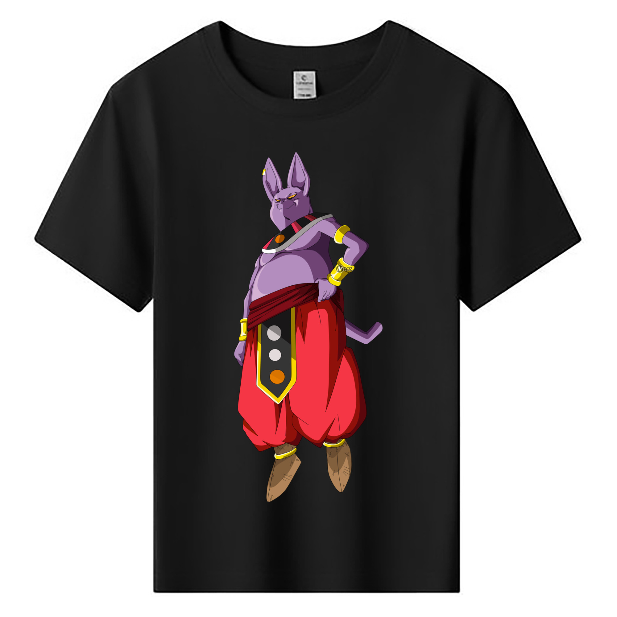 （画像用） ドラゴンボール シャンパ DRAGON BALL Champa 綿100％キッズTシャツ（フロントプリント）