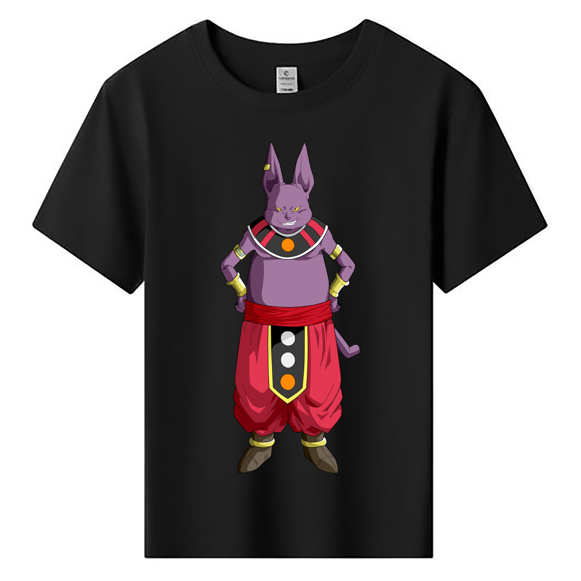 （画像用） ドラゴンボール シャンパ DRAGON BALL Champa 綿100％キッズTシャツ（フロントプリント）