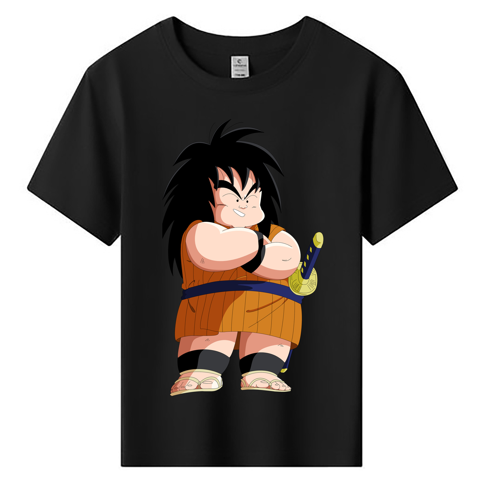 （画像用） ドラゴンボール やじろべえ DRAGON BALL Yajirobe 綿100％キッズTシャツ（フロントプリント）
