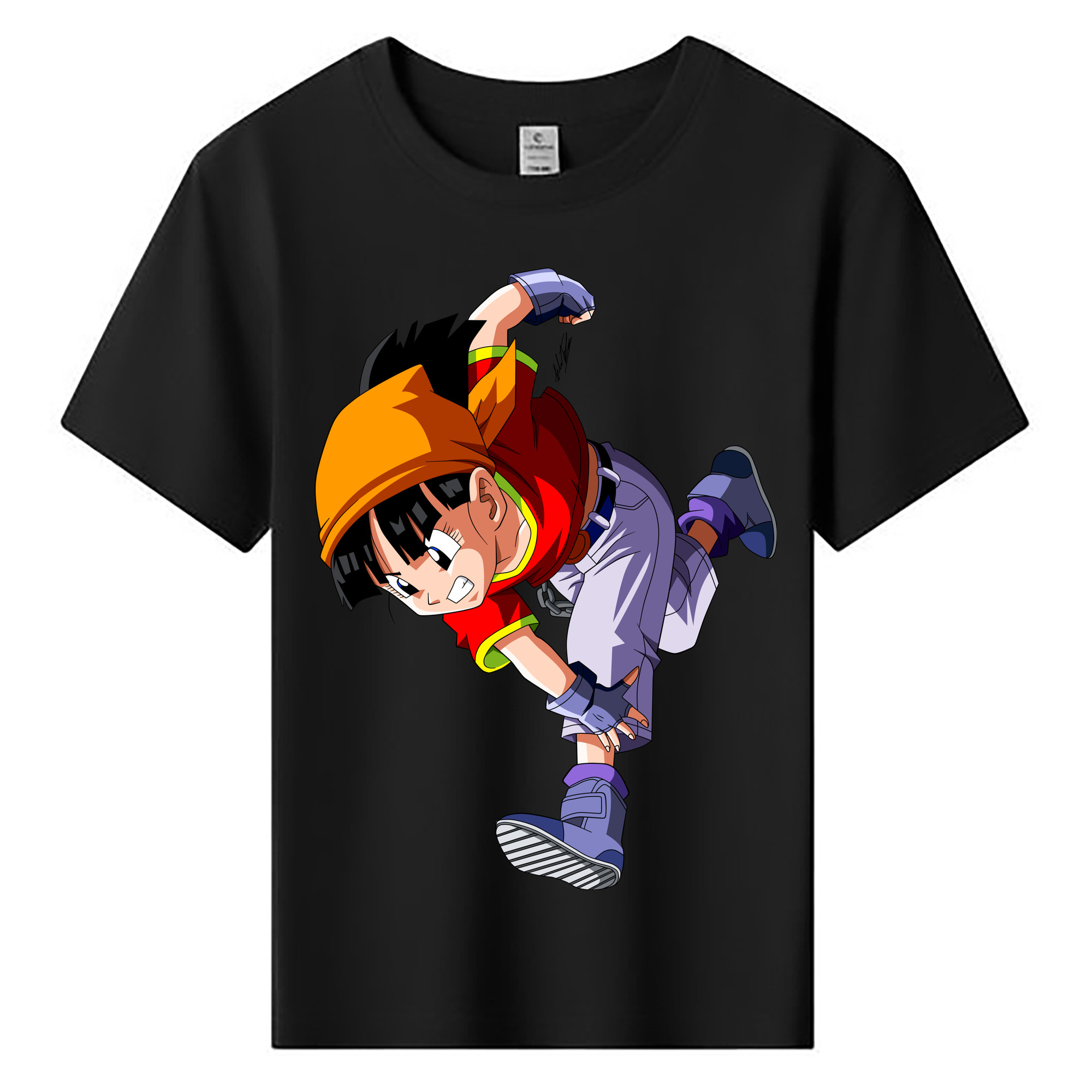 （画像用） ドラゴンボール パン DRAGON BALL Pan 綿100％キッズTシャツ（フロントプリント）