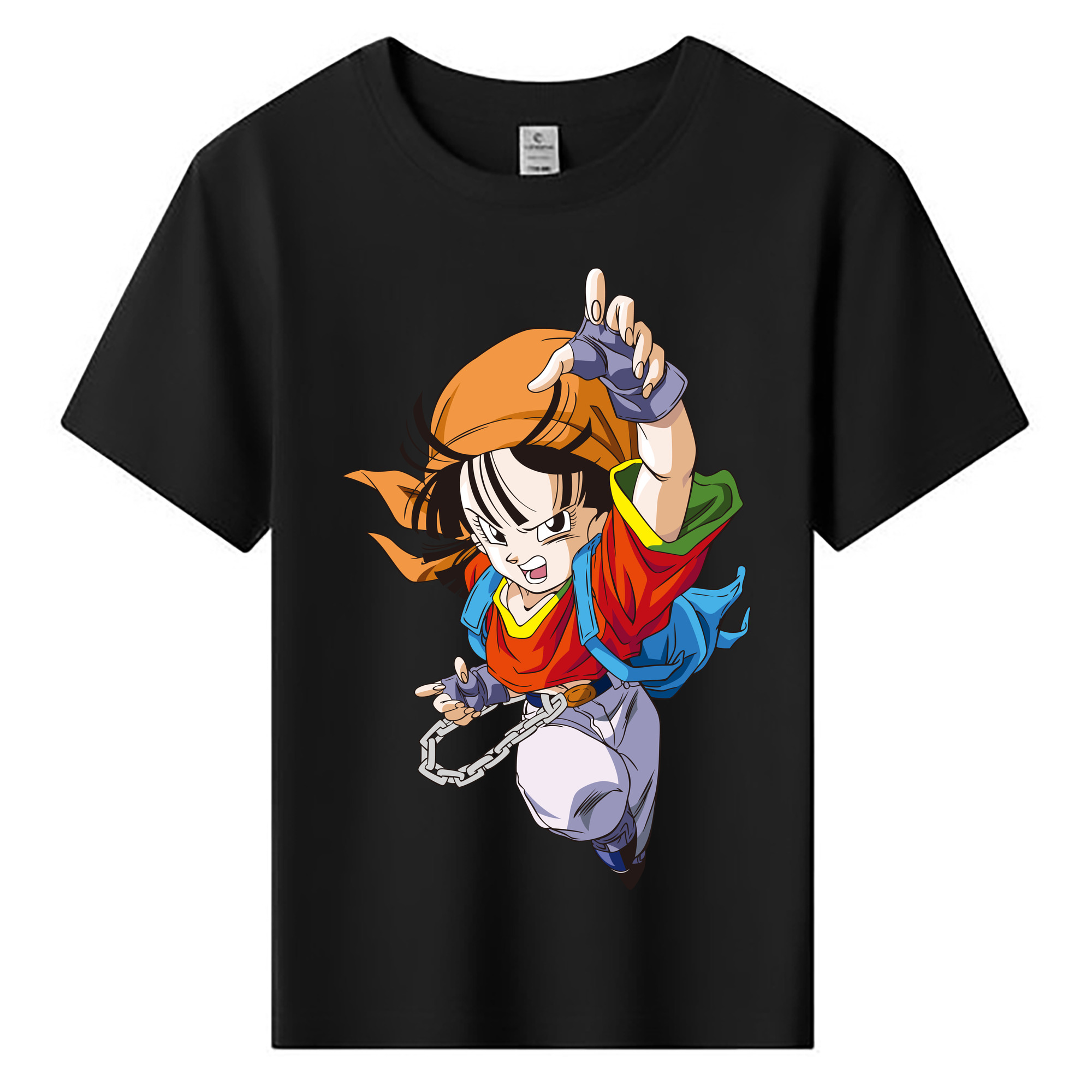 （画像用） ドラゴンボール パン DRAGON BALL Pan 綿100％キッズTシャツ（フロントプリント）