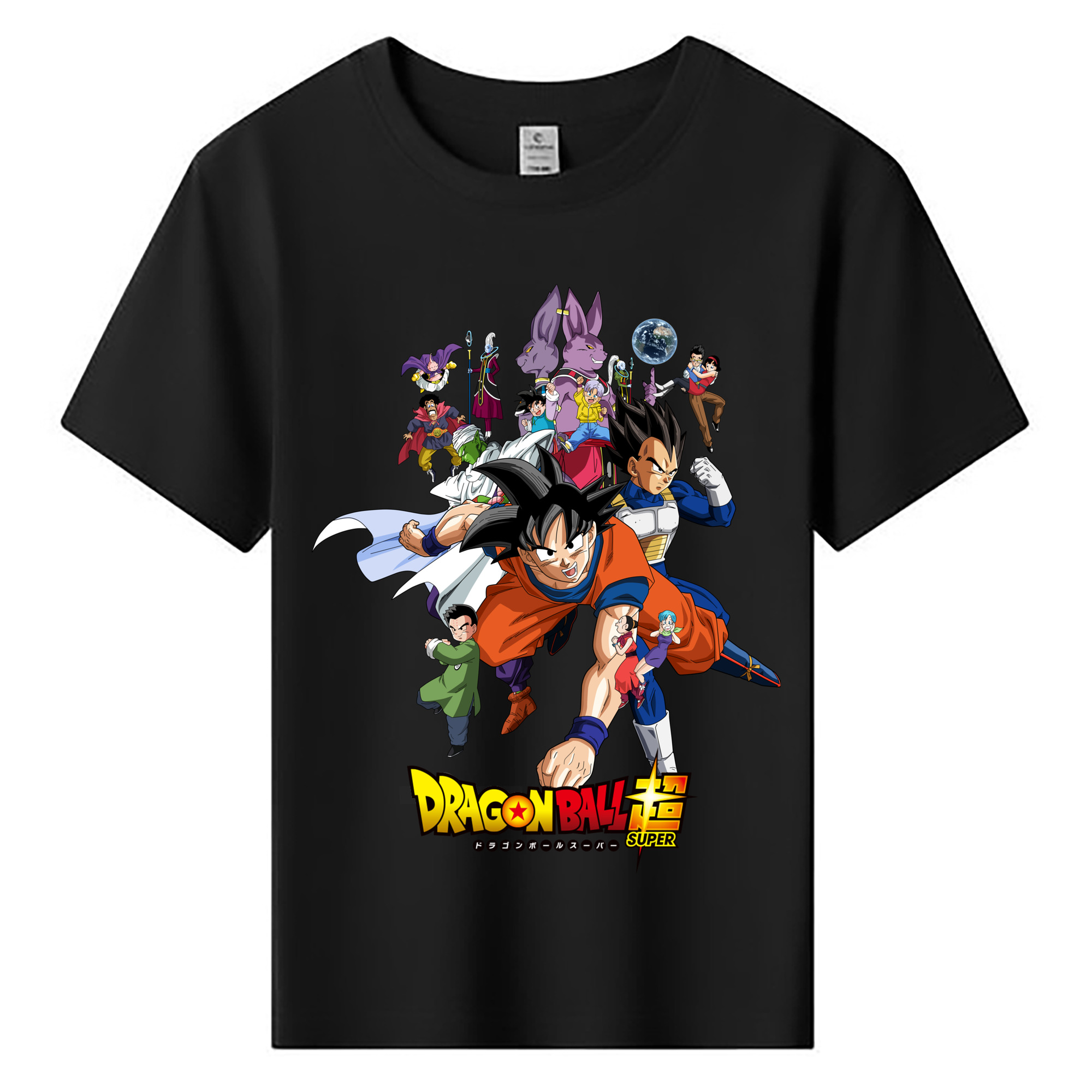 （画像用） ドラゴンボール DRAGON BALL 綿100％キッズTシャツ（フロントプリント）