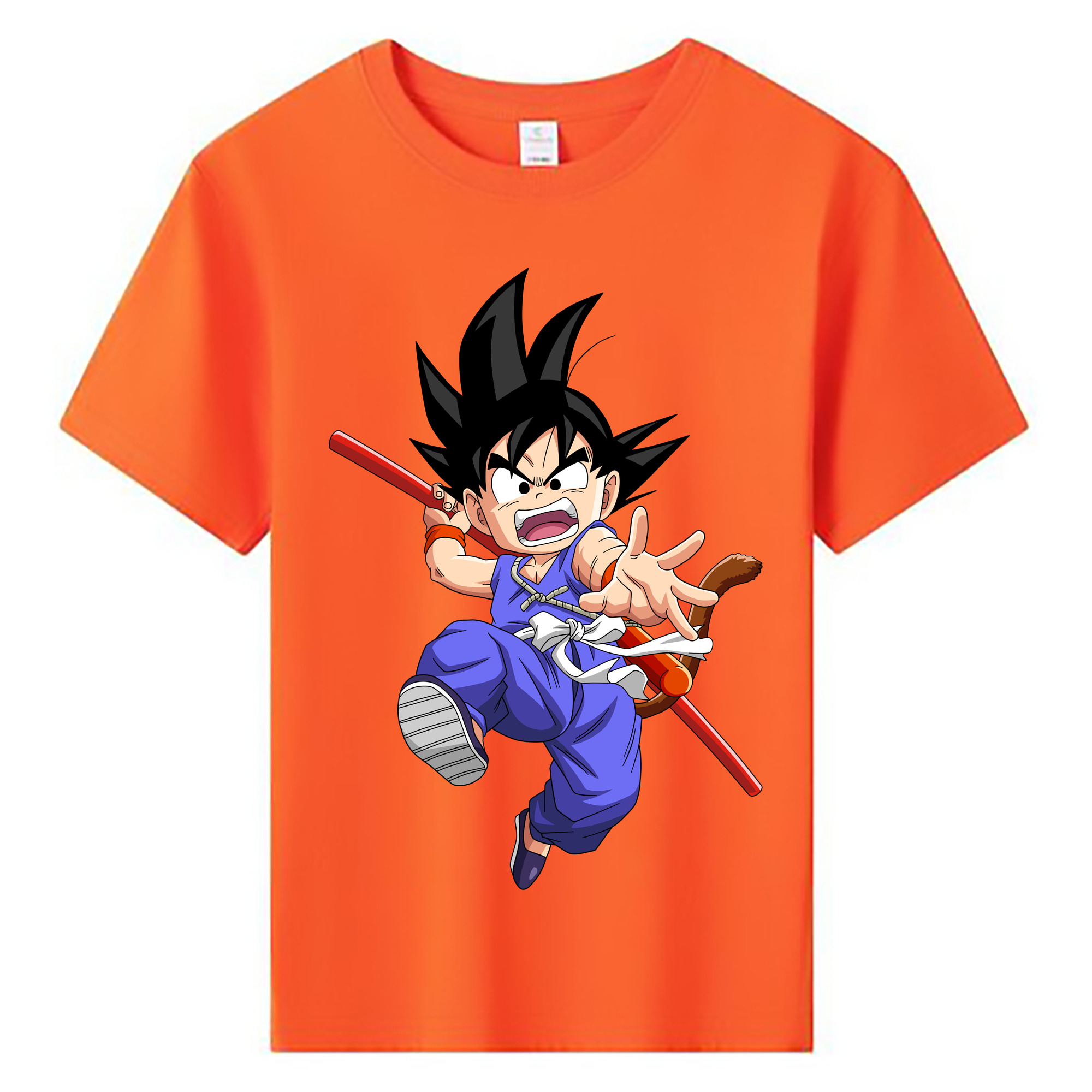 （画像用） ドラゴンボール 孫悟空（そん ごくう）Son Goku カカロット DRAGON BALL Kakarotto 綿100％キッズTシャツ（フロントプリント）