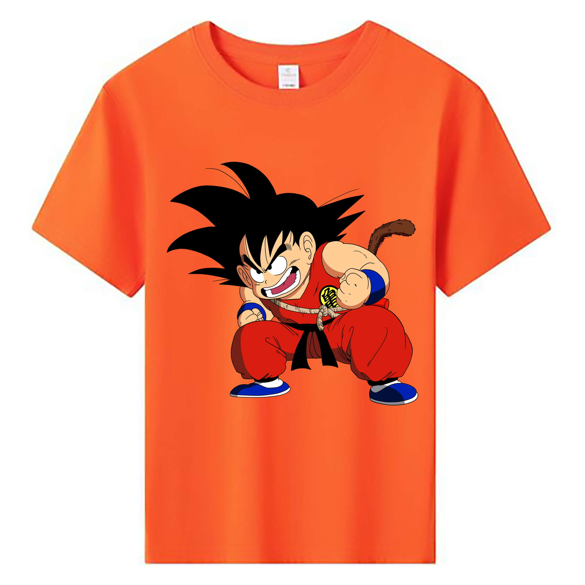（画像用） ドラゴンボール 孫悟空（そん ごくう）Son Goku カカロット DRAGON BALL Kakarotto 綿100％キッズTシャツ（フロントプリント）