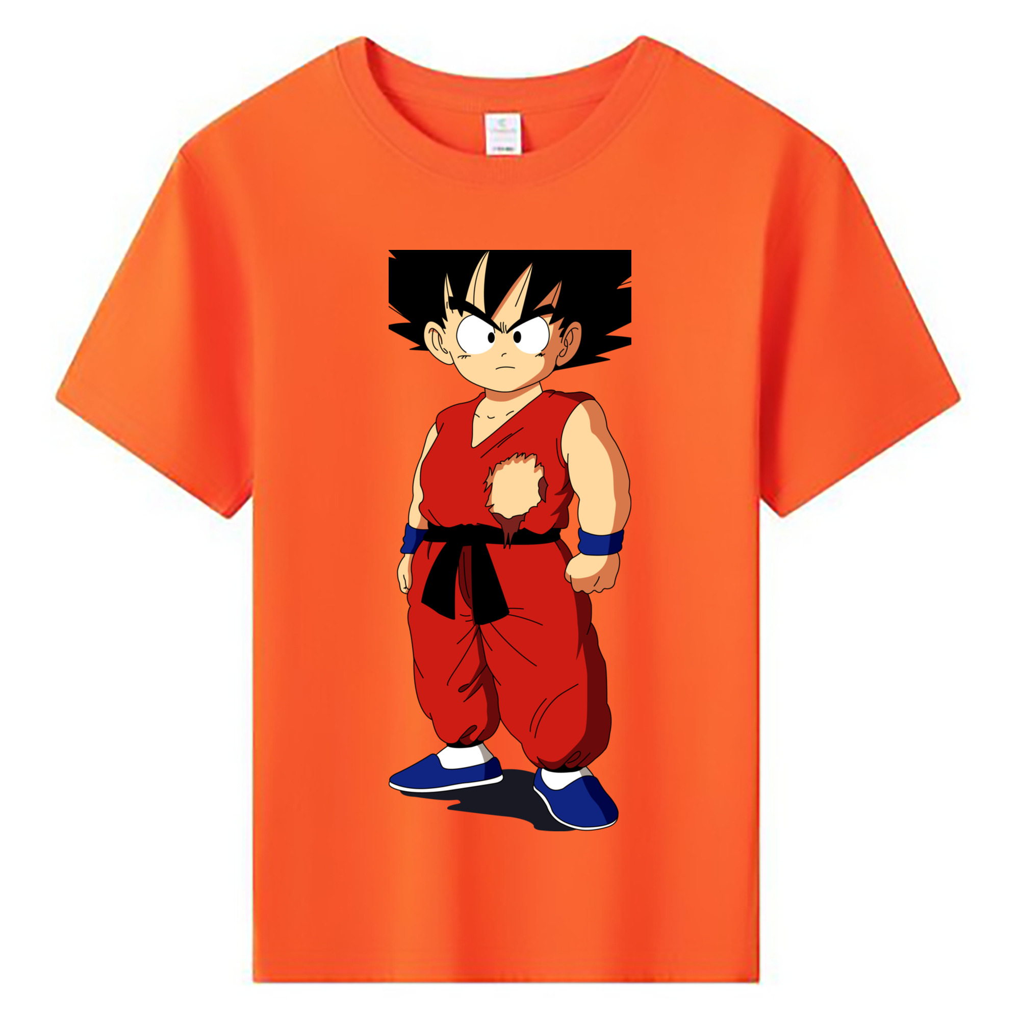 （画像用） ドラゴンボール 孫悟空（そん ごくう）Son Goku カカロット DRAGON BALL Kakarotto 綿100％キッズTシャツ（フロントプリント）