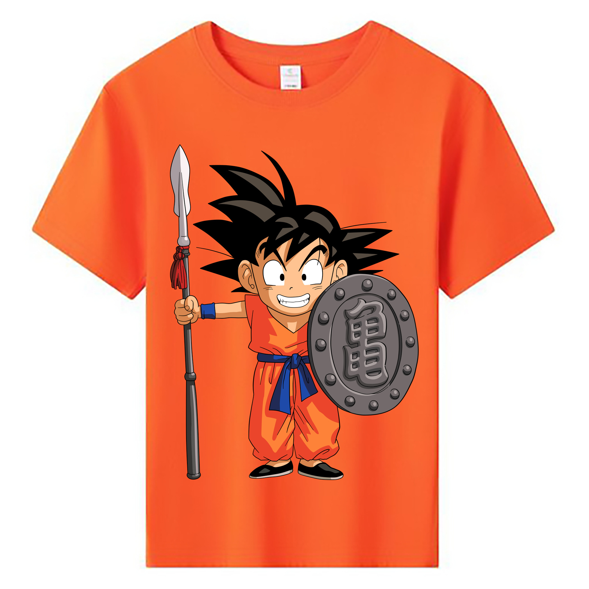（画像用） ドラゴンボール 孫悟空（そん ごくう）Son Goku カカロット DRAGON BALL Kakarotto 綿100％キッズTシャツ（フロントプリント）