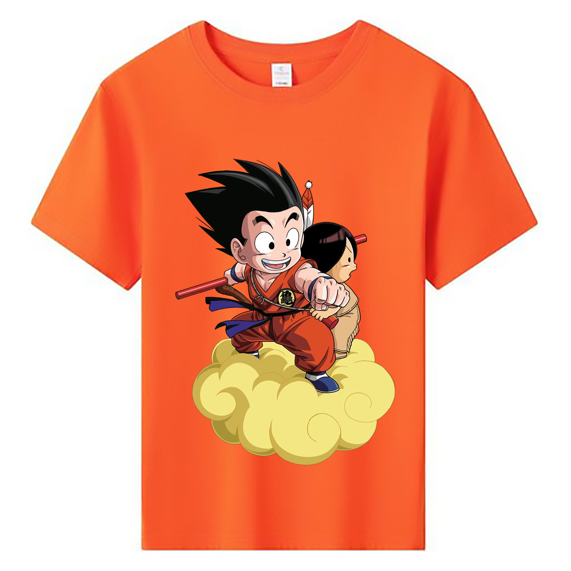 （画像用） ドラゴンボール 孫悟空（そん ごくう）Son Goku カカロット DRAGON BALL Kakarotto 綿100％キッズTシャツ（フロントプリント）
