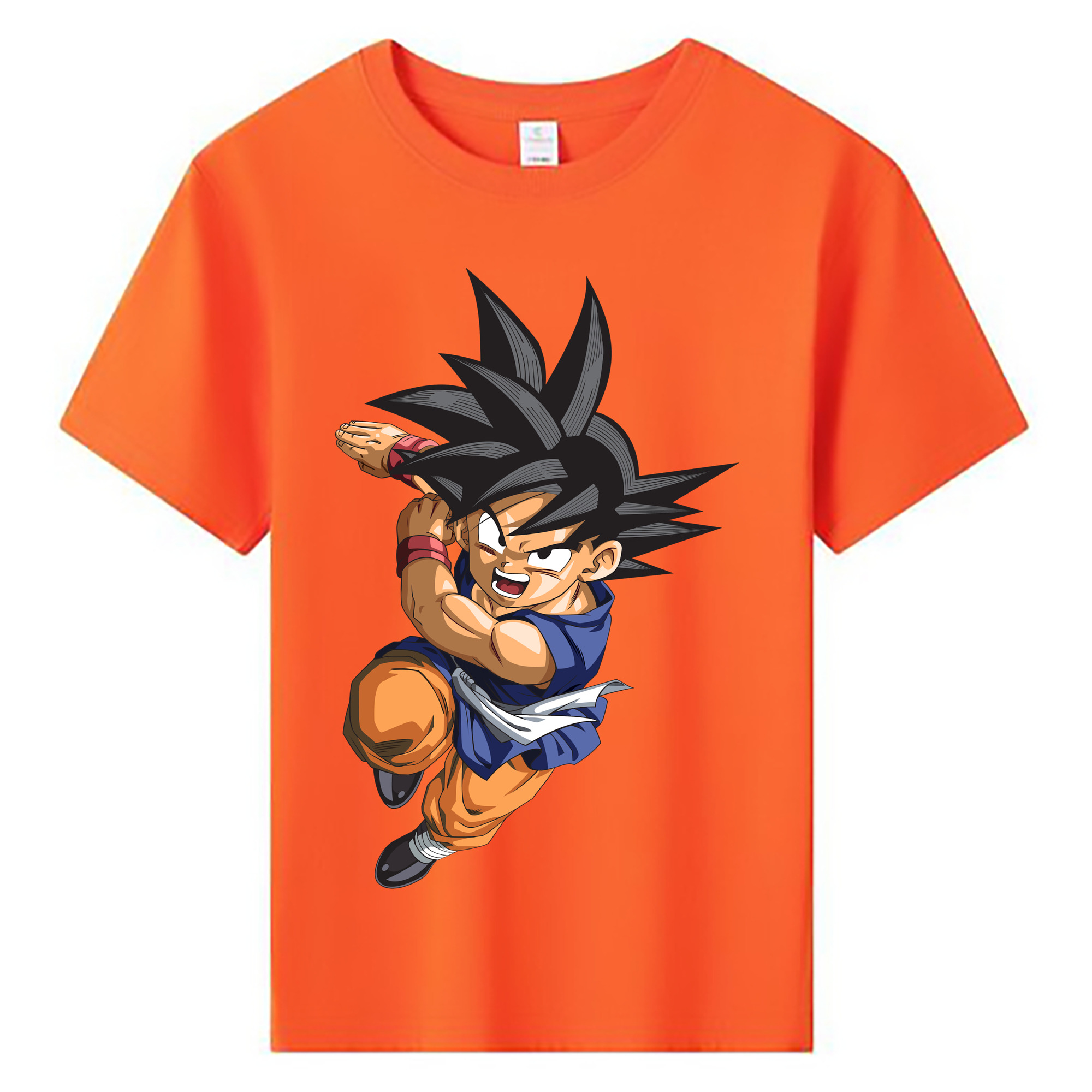 （画像用） ドラゴンボール 孫悟空（そん ごくう）Son Goku カカロット DRAGON BALL Kakarotto 綿100％キッズTシャツ（フロントプリント）