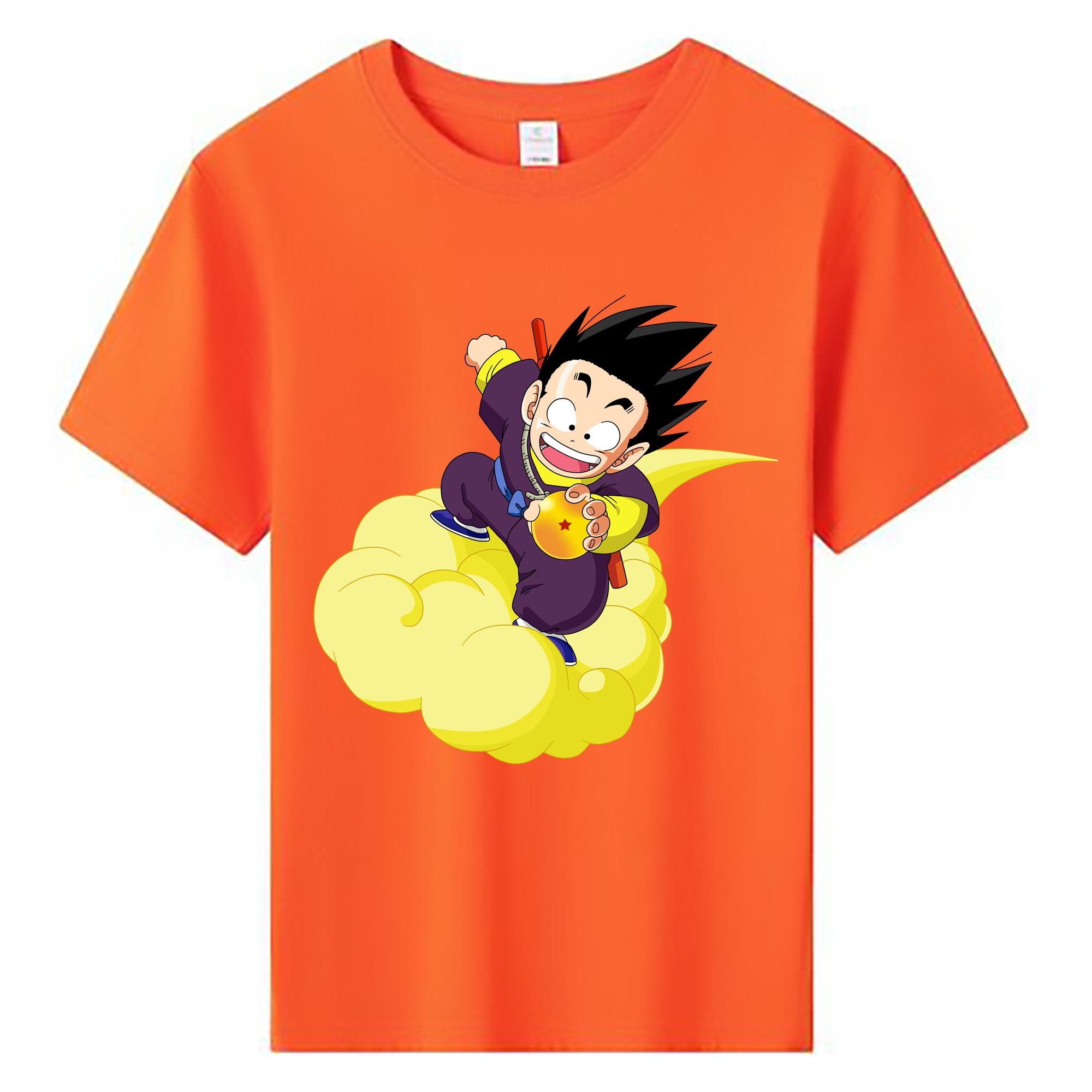 （画像用） ドラゴンボール 孫悟空（そん ごくう）Son Goku カカロット DRAGON BALL Kakarotto 綿100％キッズTシャツ（フロントプリント）