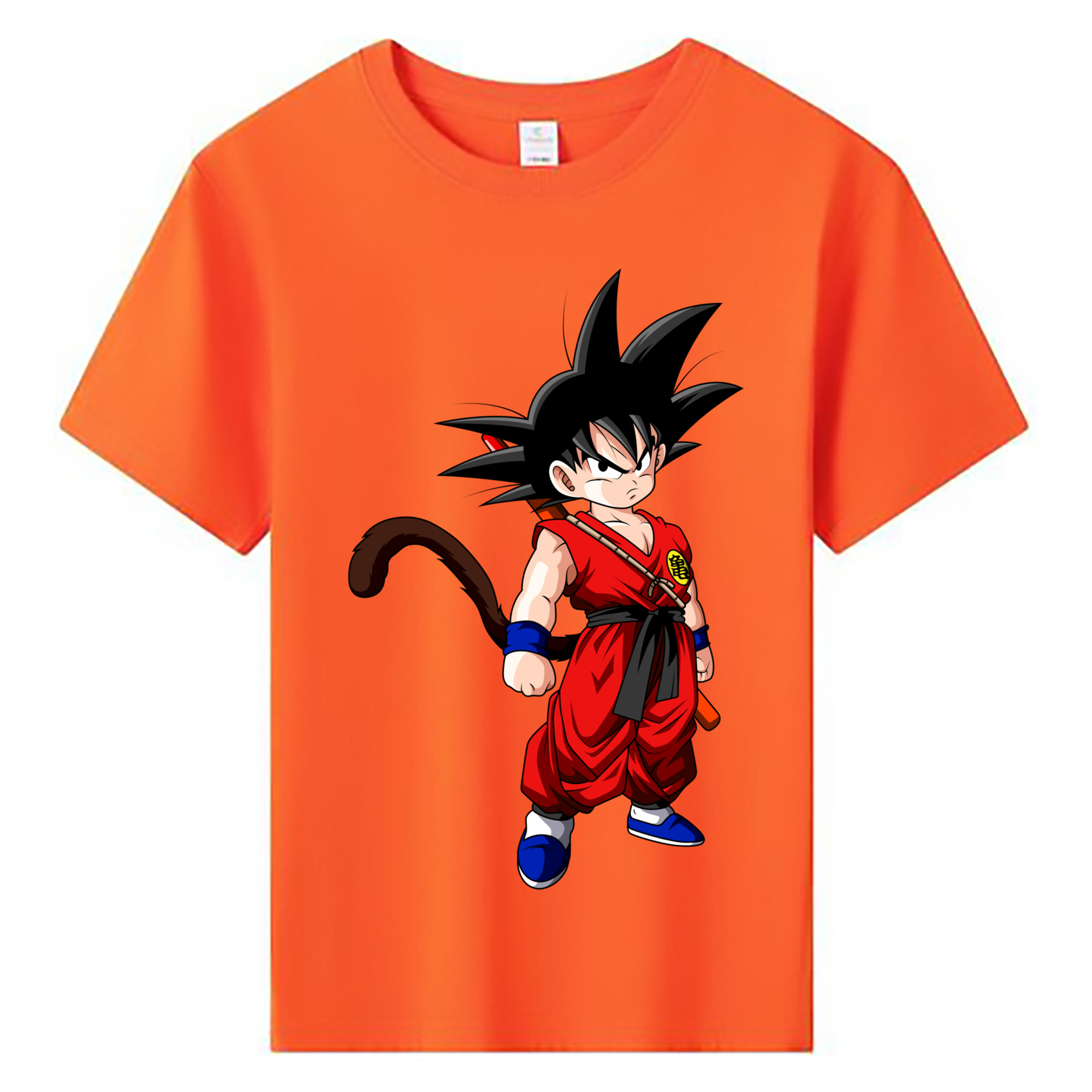 （画像用） ドラゴンボール 孫悟空（そん ごくう）Son Goku カカロット DRAGON BALL Kakarotto 綿100％キッズTシャツ（フロントプリント）