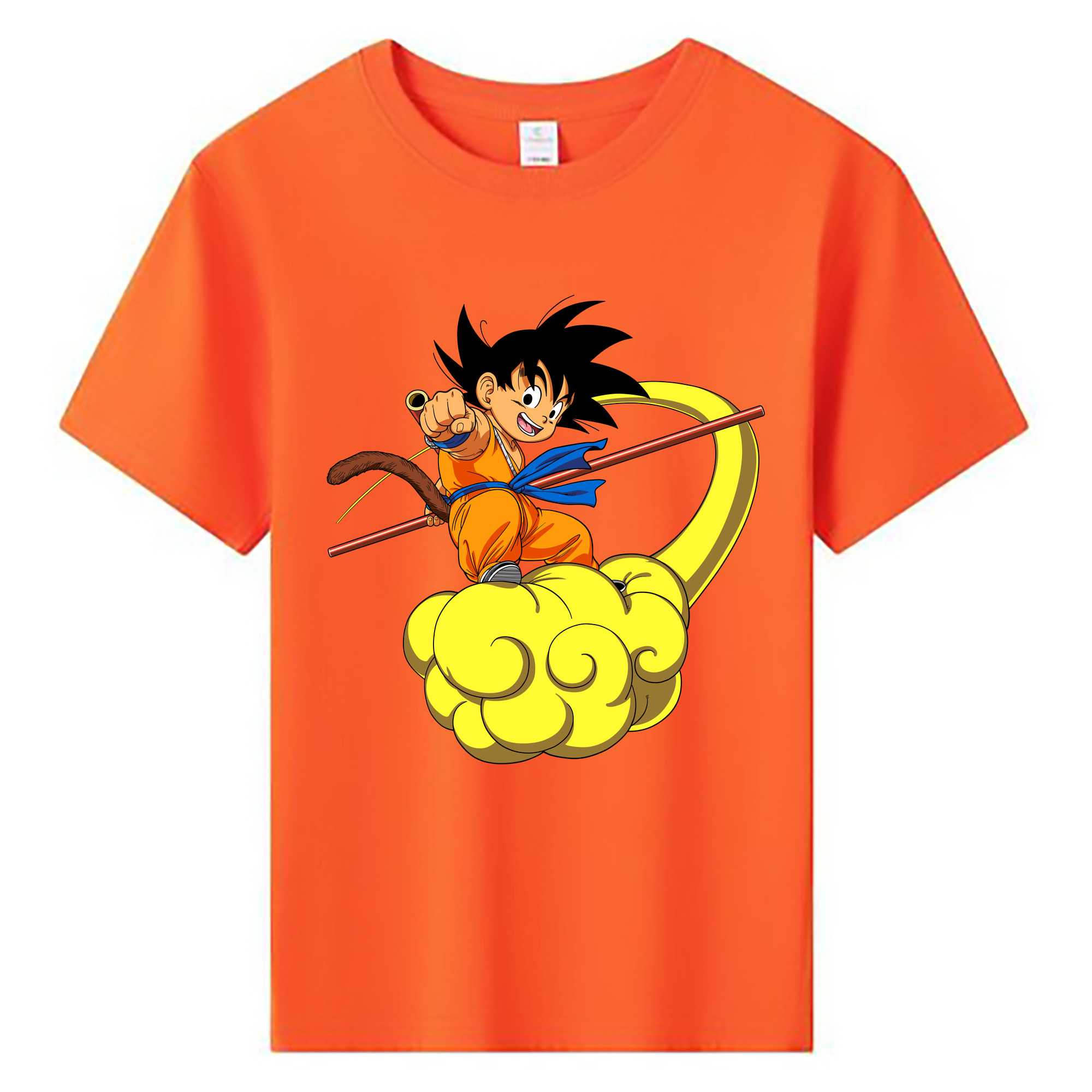 （画像用） ドラゴンボール 孫悟空（そん ごくう）Son Goku カカロット DRAGON BALL Kakarotto 綿100％キッズTシャツ（フロントプリント）