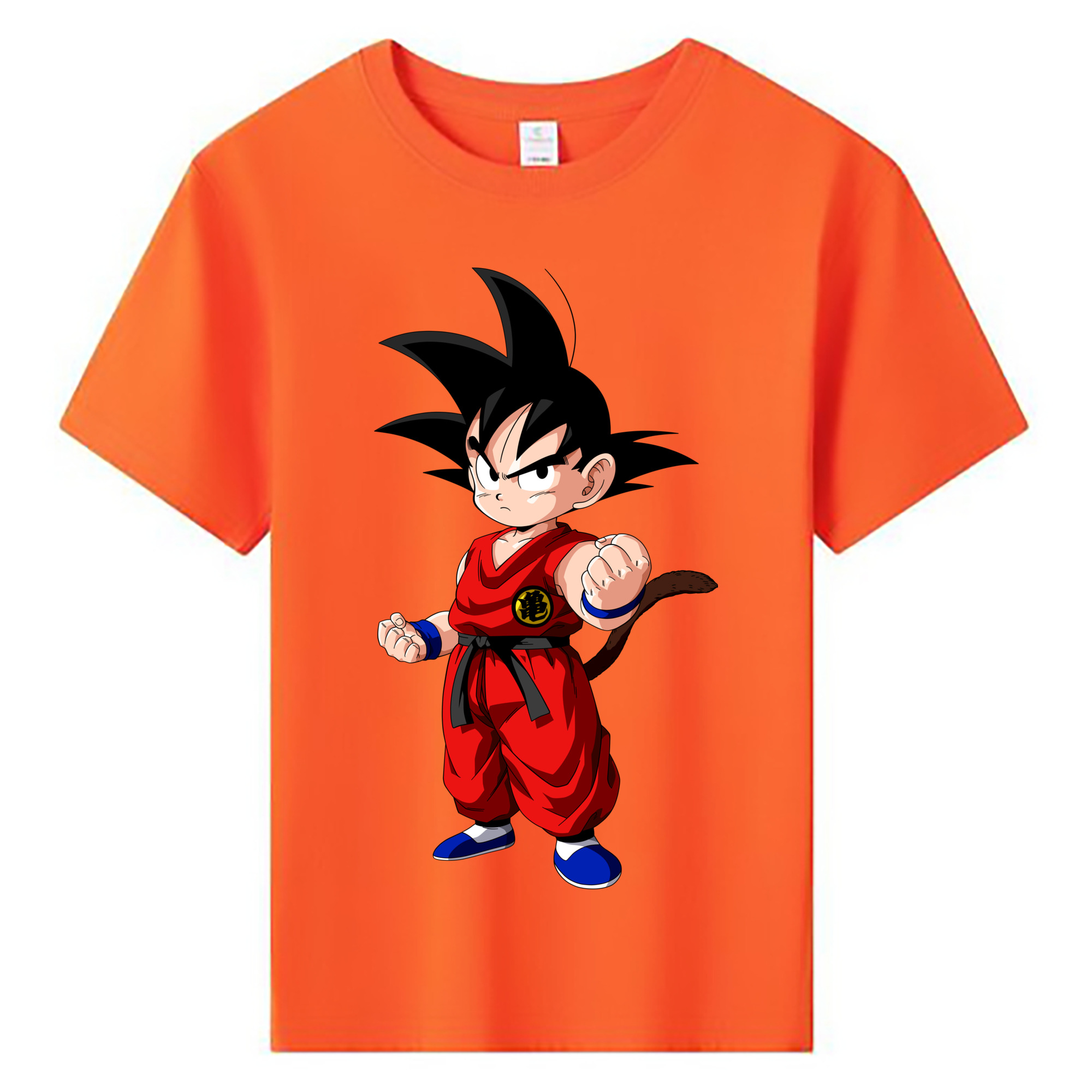 （画像用） ドラゴンボール 孫悟空（そん ごくう）Son Goku カカロット DRAGON BALL Kakarotto 綿100％キッズTシャツ（フロントプリント）