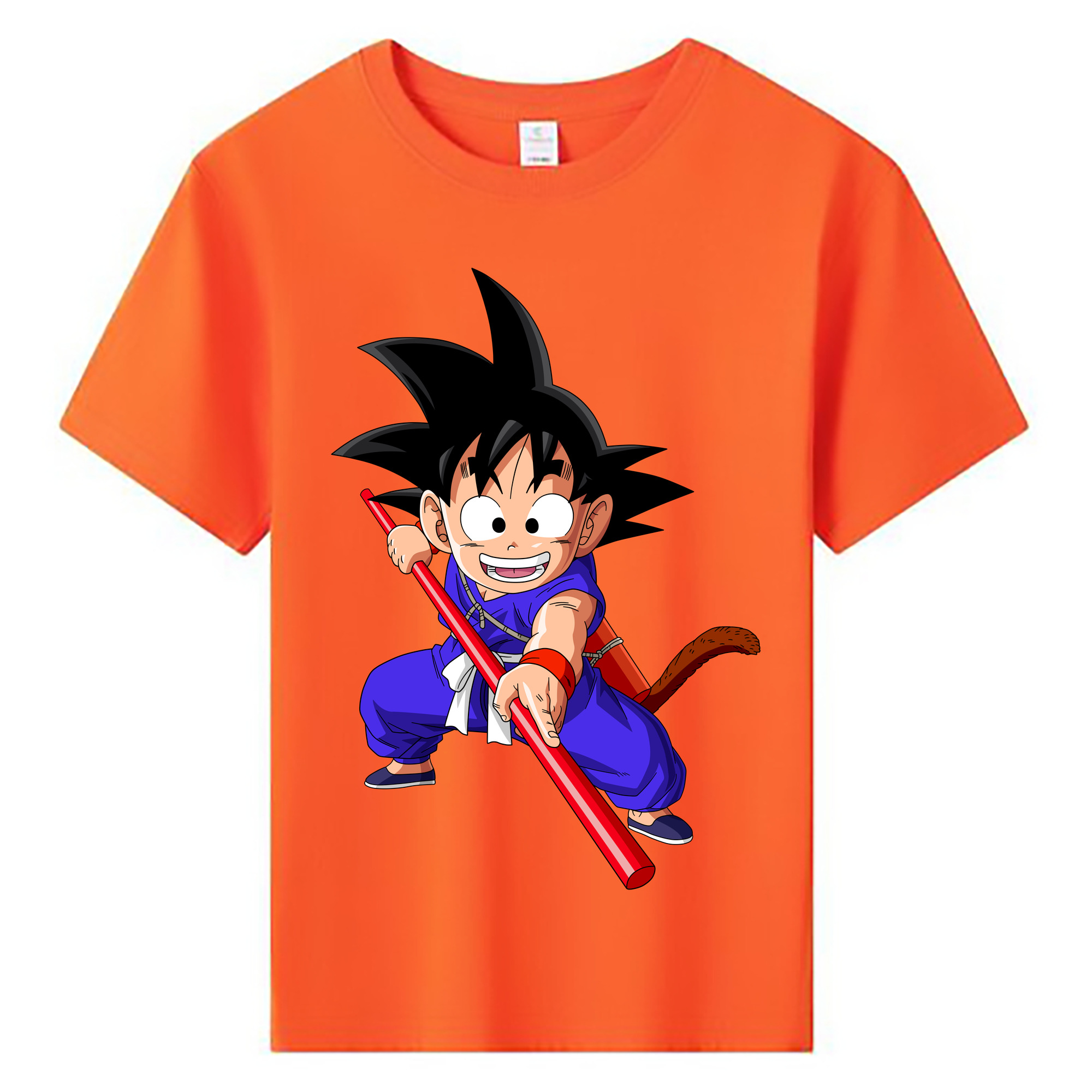 （画像用） ドラゴンボール 孫悟空（そん ごくう）Son Goku カカロット DRAGON BALL Kakarotto 綿100％キッズTシャツ（フロントプリント）