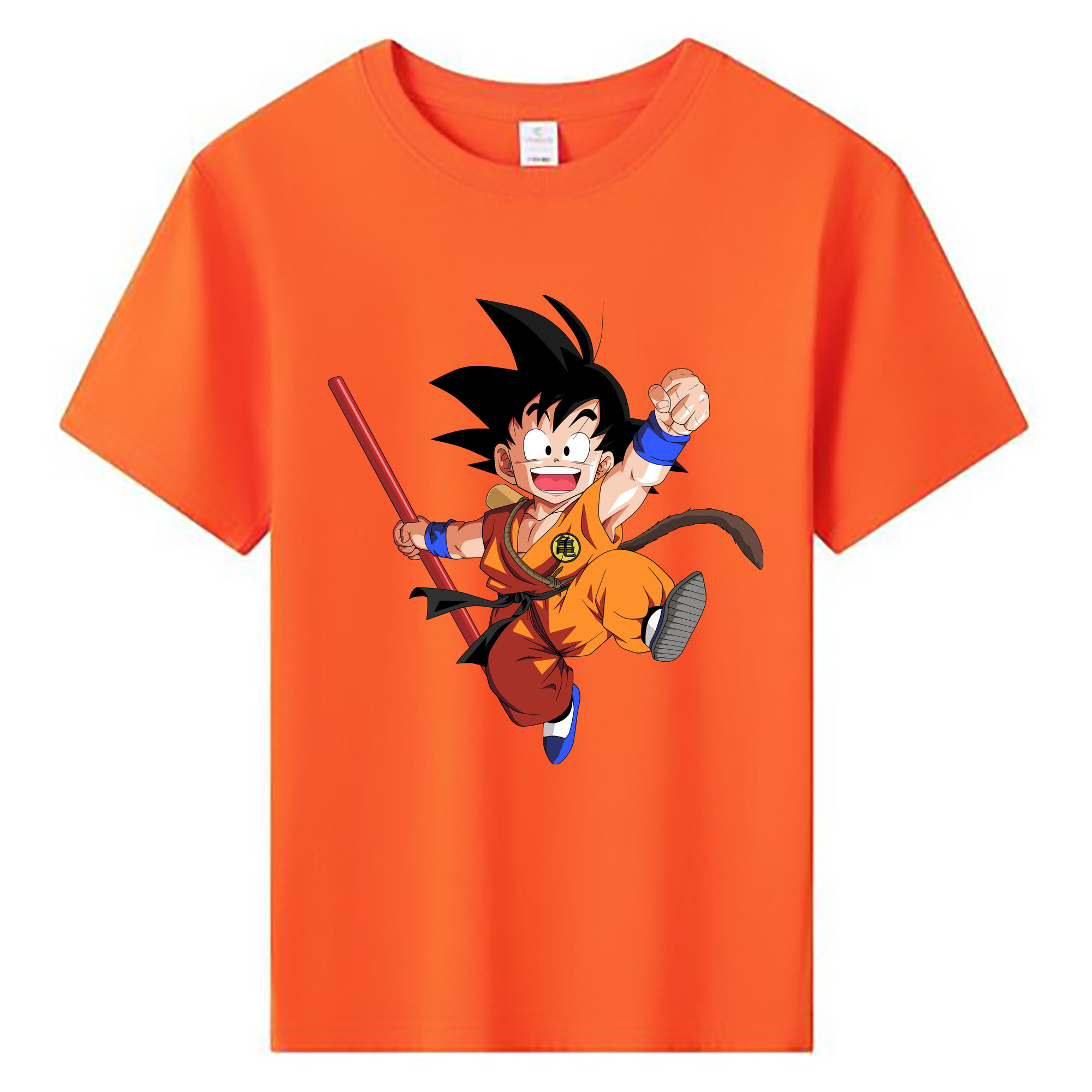 （画像用） ドラゴンボール 孫悟空（そん ごくう）Son Goku カカロット DRAGON BALL Kakarotto 綿100％キッズTシャツ（フロントプリント）