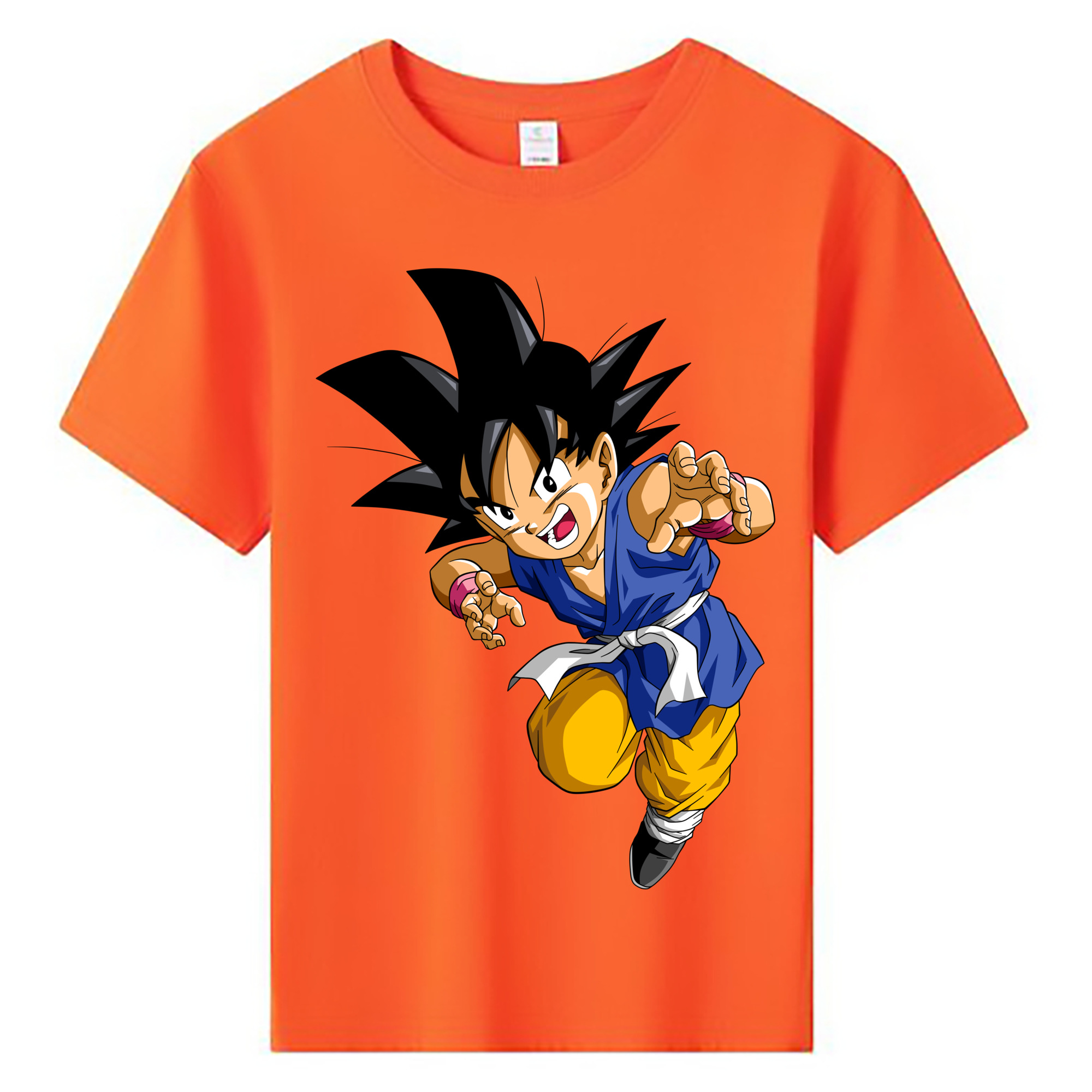 （画像用） ドラゴンボール 孫悟空（そん ごくう）Son Goku カカロット DRAGON BALL Kakarotto 綿100％キッズTシャツ（フロントプリント）