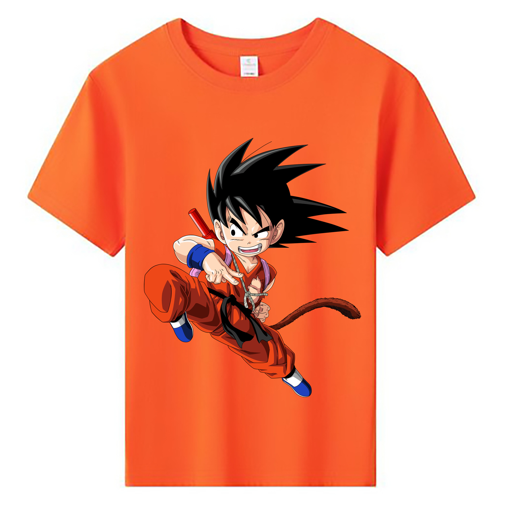 （画像用） ドラゴンボール 孫悟空（そん ごくう）Son Goku カカロット DRAGON BALL Kakarotto 綿100％キッズTシャツ（フロントプリント）