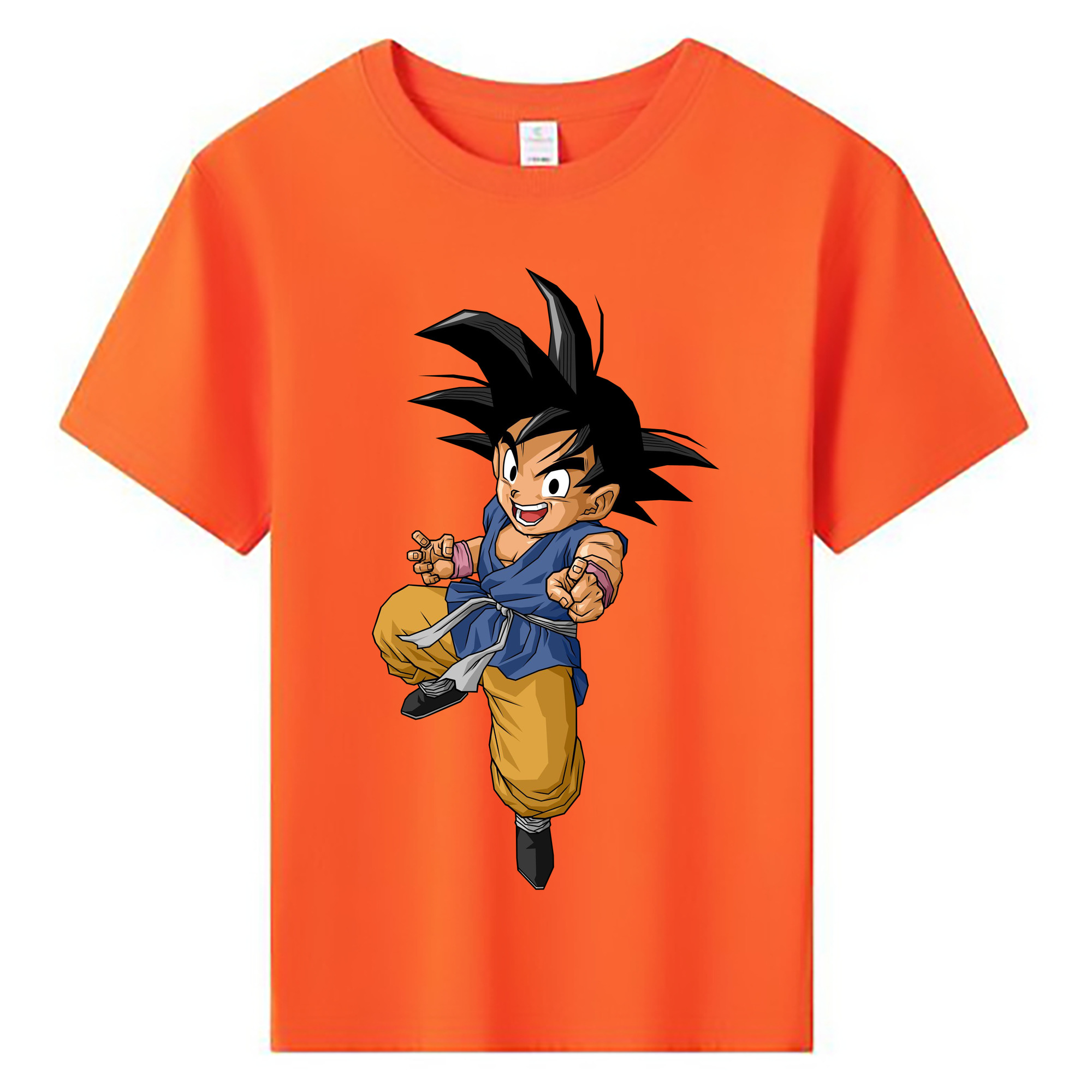 （画像用） ドラゴンボール 孫悟空（そん ごくう）Son Goku カカロット DRAGON BALL Kakarotto 綿100％キッズTシャツ（フロントプリント）