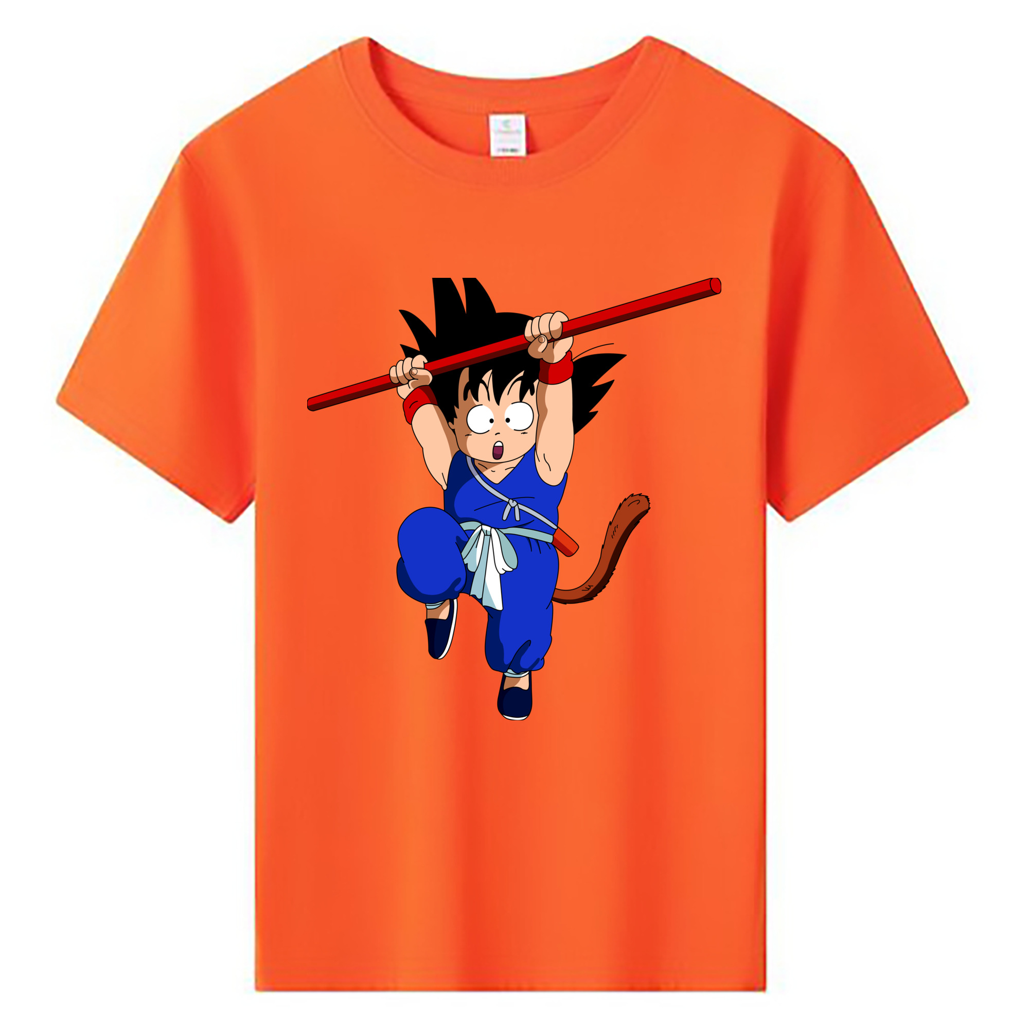（画像用） ドラゴンボール 孫悟空（そん ごくう）Son Goku カカロット DRAGON BALL Kakarotto 綿100％キッズTシャツ（フロントプリント）