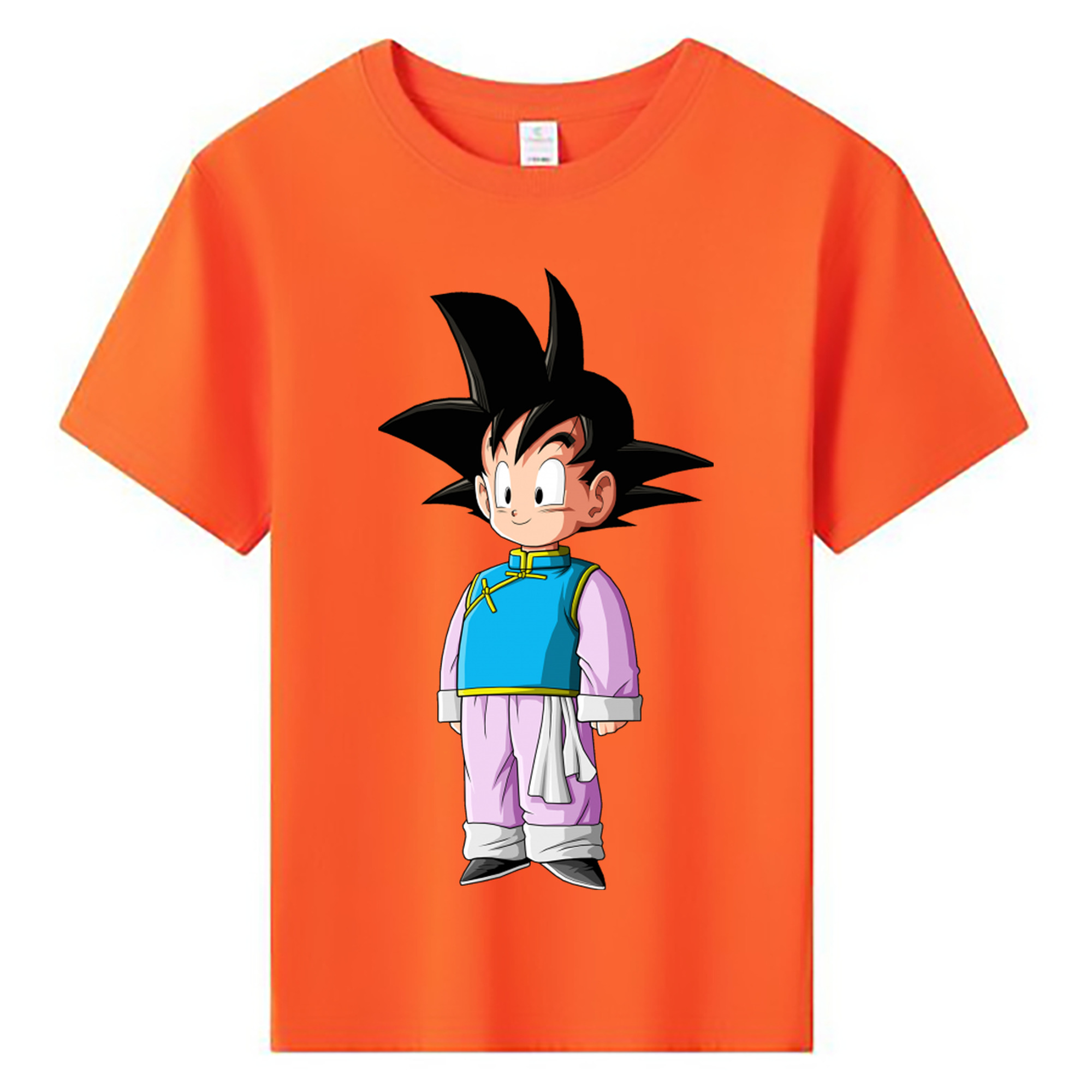 （画像用） ドラゴンボール 孫悟空（そん ごくう）Son Goku カカロット DRAGON BALL Kakarotto 綿100％キッズTシャツ（フロントプリント）